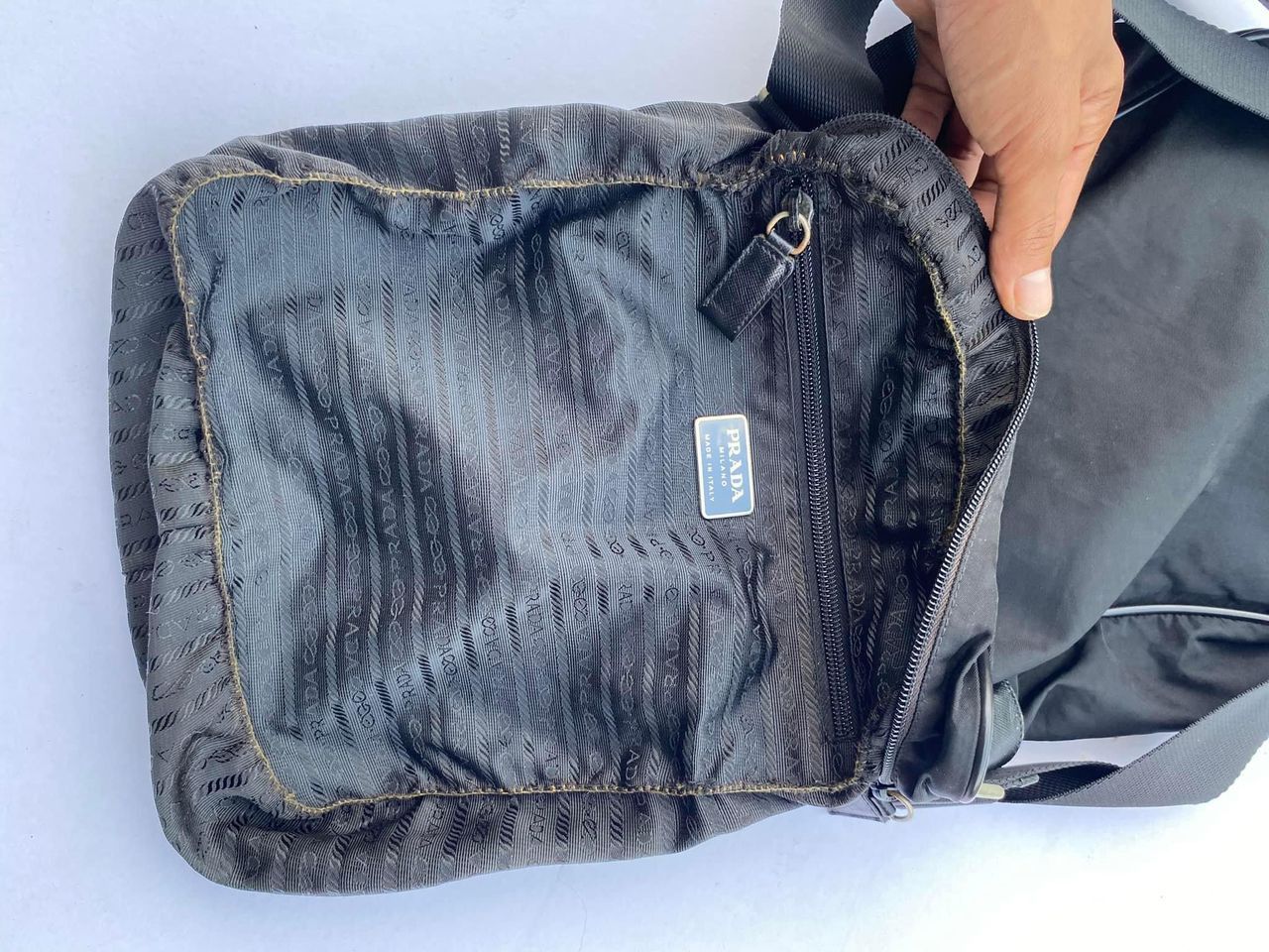 Prada Vintage Prada Nylon Sling Bag Crossbody bag Size ONE SIZE - 19 Thumbnail