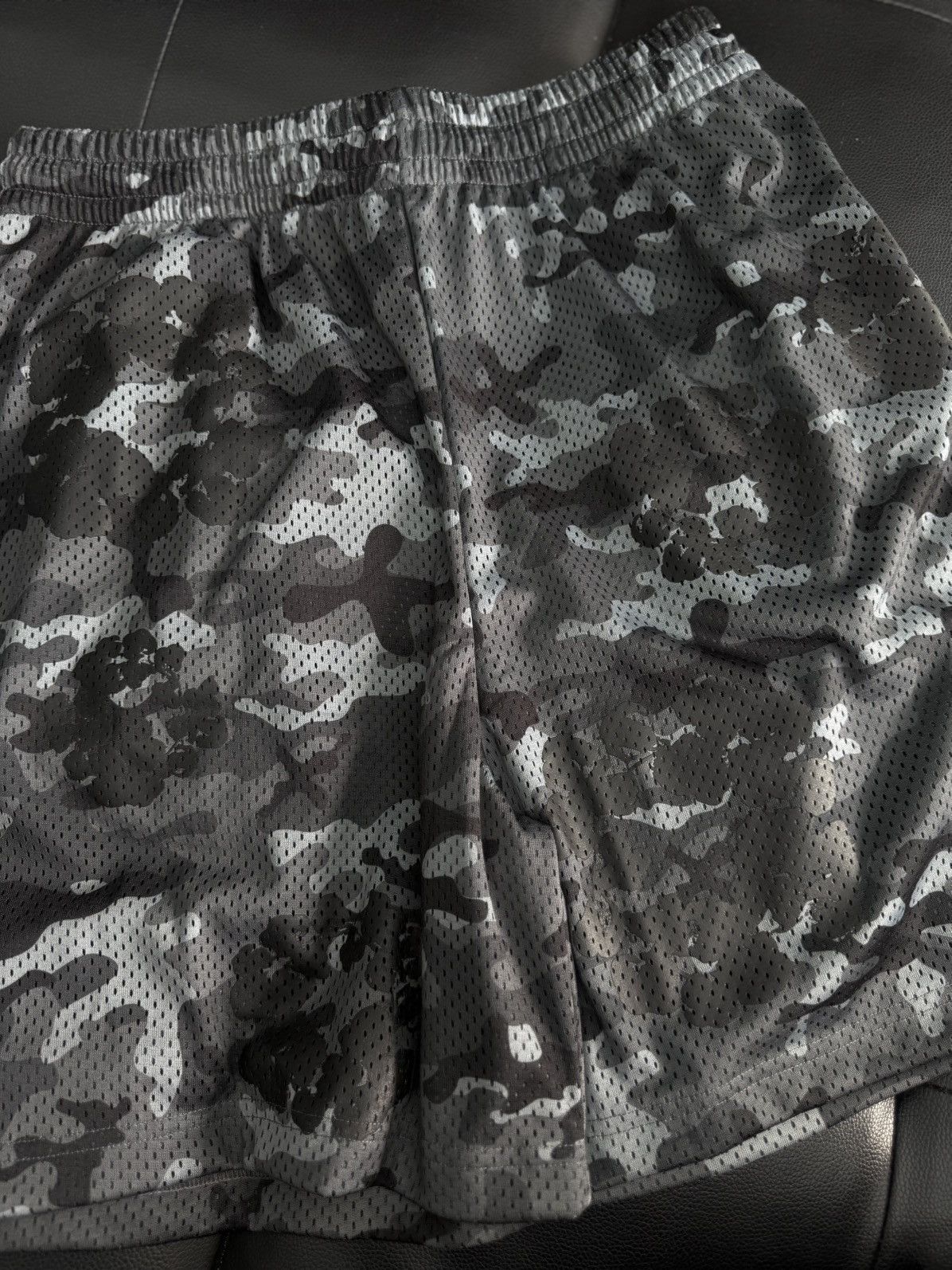 DENIM TEARS Denim Tears Mesh Summer Shorts Black Camo Size M (NEW) Size US 31 - 5 Thumbnail