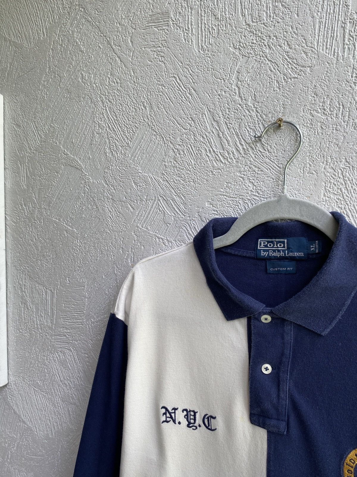 Vintage Vintage Polo Ralph Lauren Rugby Long Sleeve Size US XL / EU 56 / 4 - 4 Thumbnail