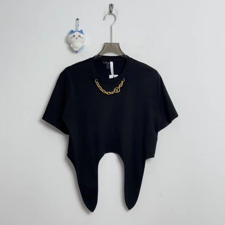 Louis Vuitton Louis Vuitton Chain logo rabbit ear tie short sleeve Size M / US 6-8 / IT 42-44 - 3 Thumbnail