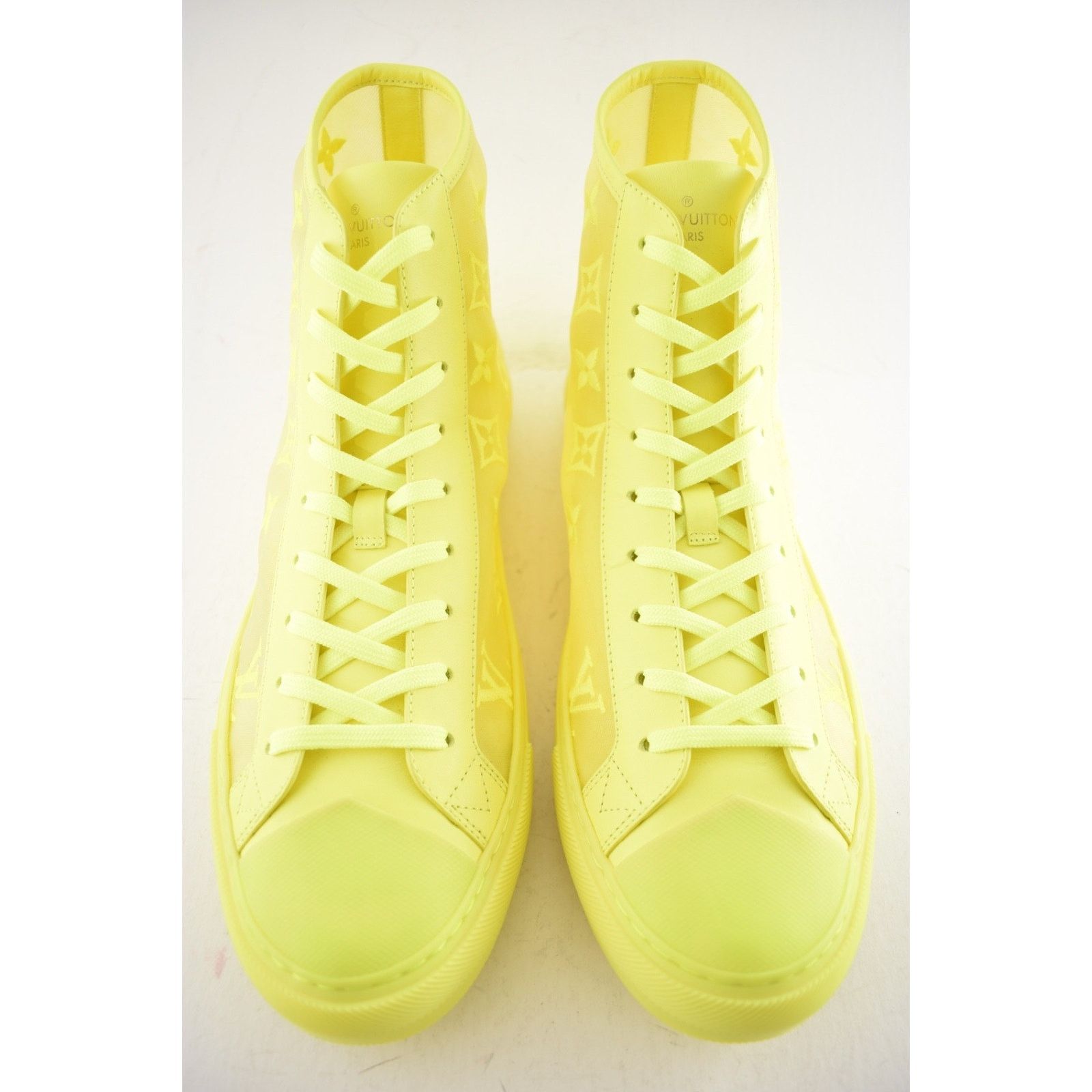 Louis Vuitton Louis Vuitton Luxembourg Tattoo Yellow Monogram High Top Size US 10 / EU 43 - 6 Thumbnail