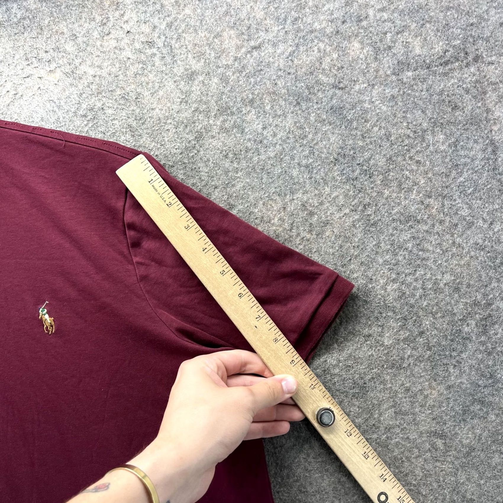Polo Ralph Lauren Polo Ralph Lauren Polo Shirt Mens Medium Red Classic Fit Cotton Polo Pony Logo Shirt Size US M / EU 48-50 / 2 - 3 Thumbnail