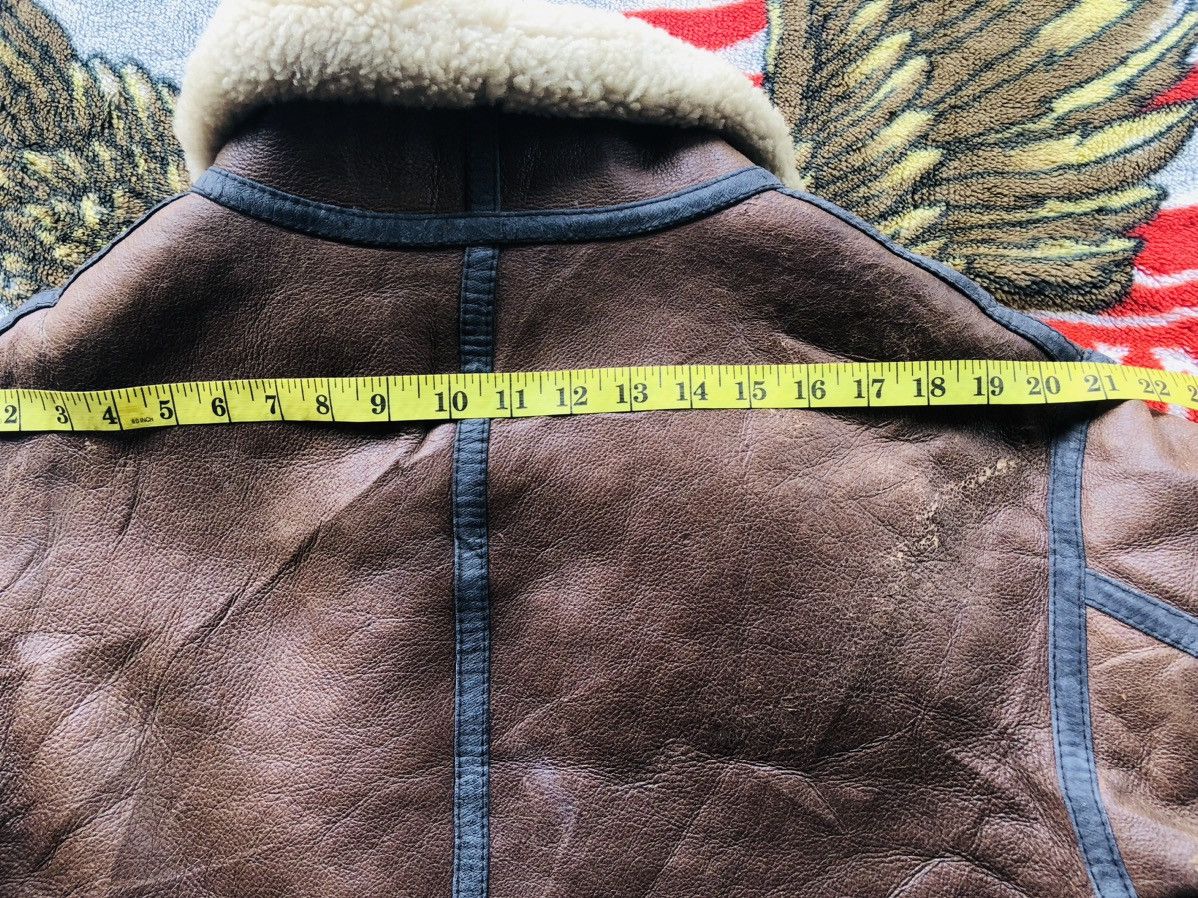 Type B-3 Bomber Sheepskin Shearling Aviator Flight Jacket