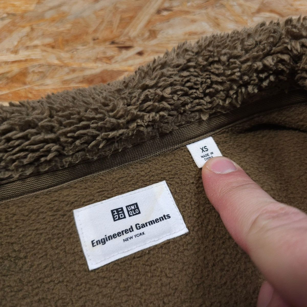 Engineered Garments × Uniqlo UNIQLO X ENGINEERED GARMENTS NEW YORK SHERPA FLEECE JACKET Size US XS / EU 42 / 0 - 2 Thumbnail