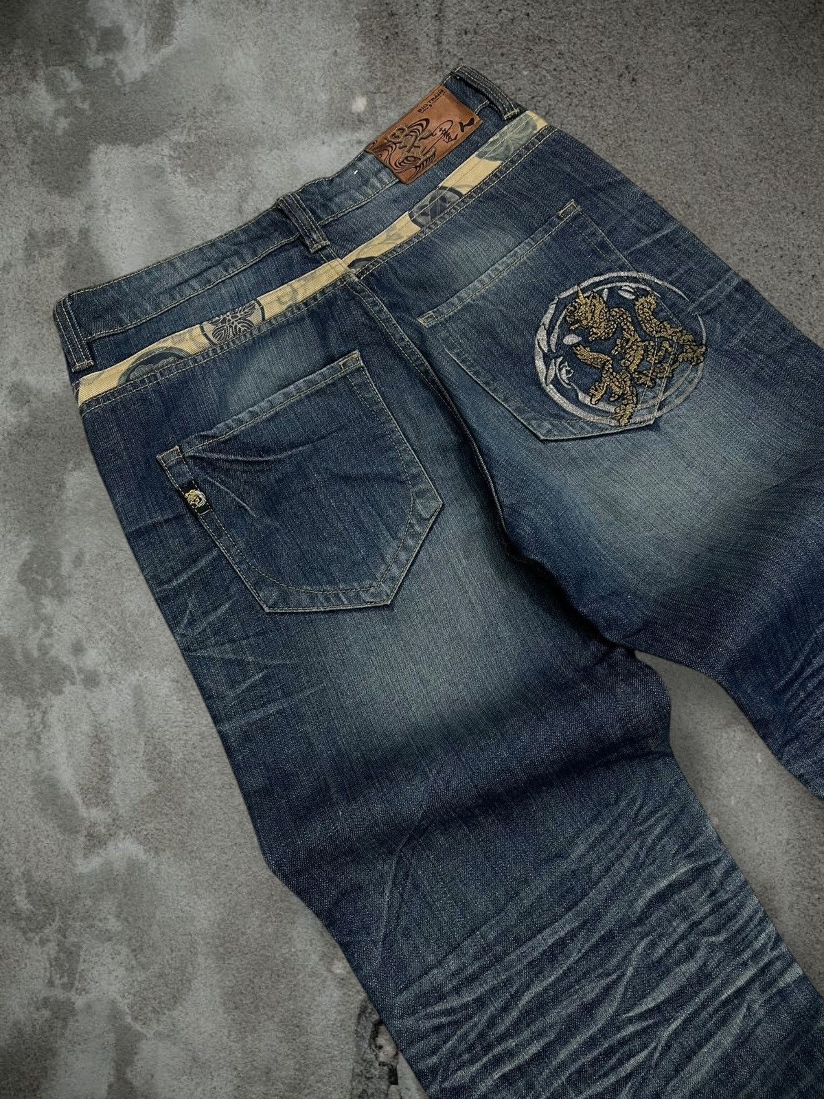 Tornado Mart Vintage Og Japan Designer Osaka Train Tribal Tradition Denim Size US 30 / EU 46 - 15 Thumbnail
