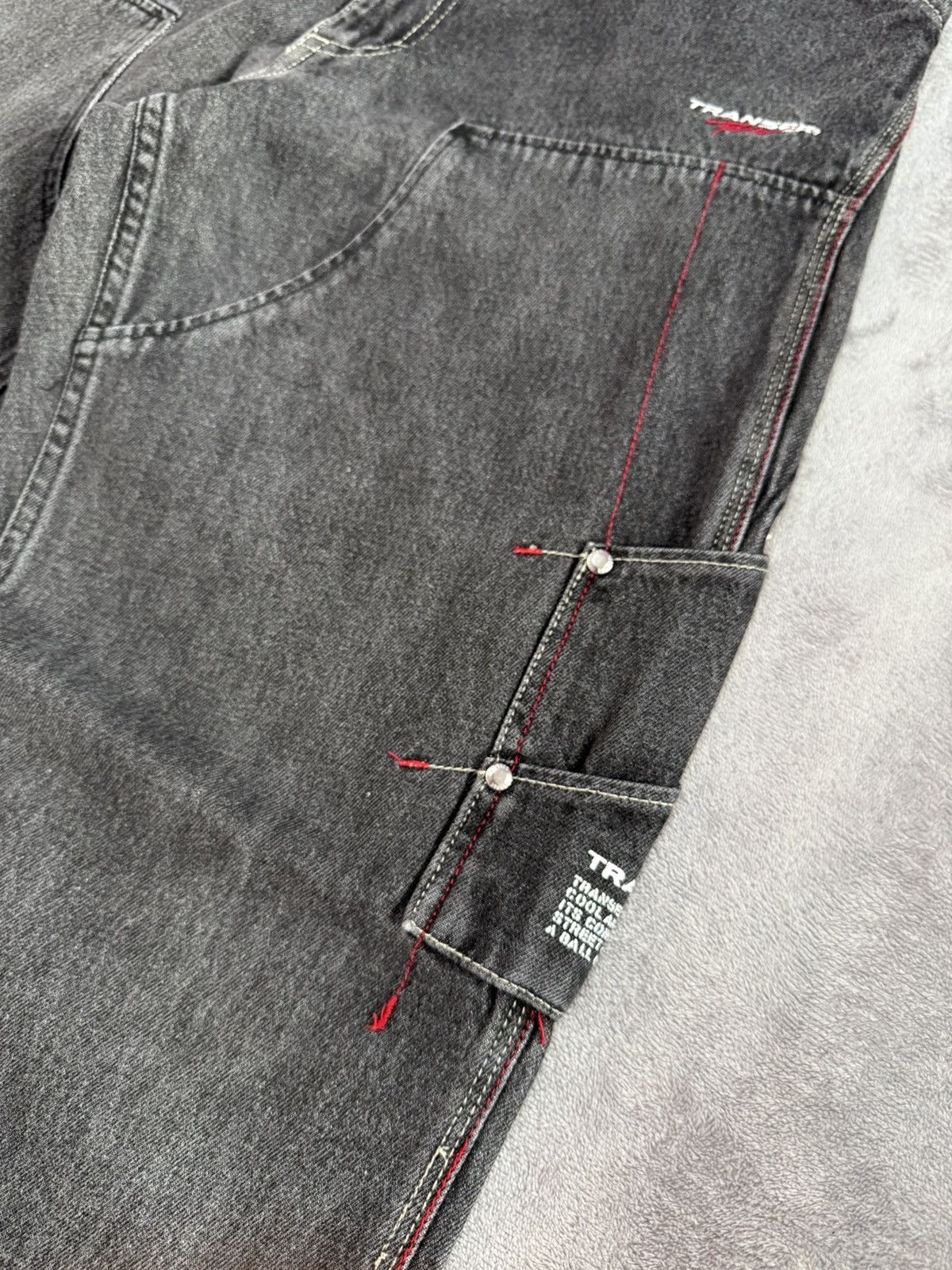 JNCO × Southpole Y2K Transer Double Knee Skate Baggy Jeans Size US 30 / EU 46 - 9 Thumbnail