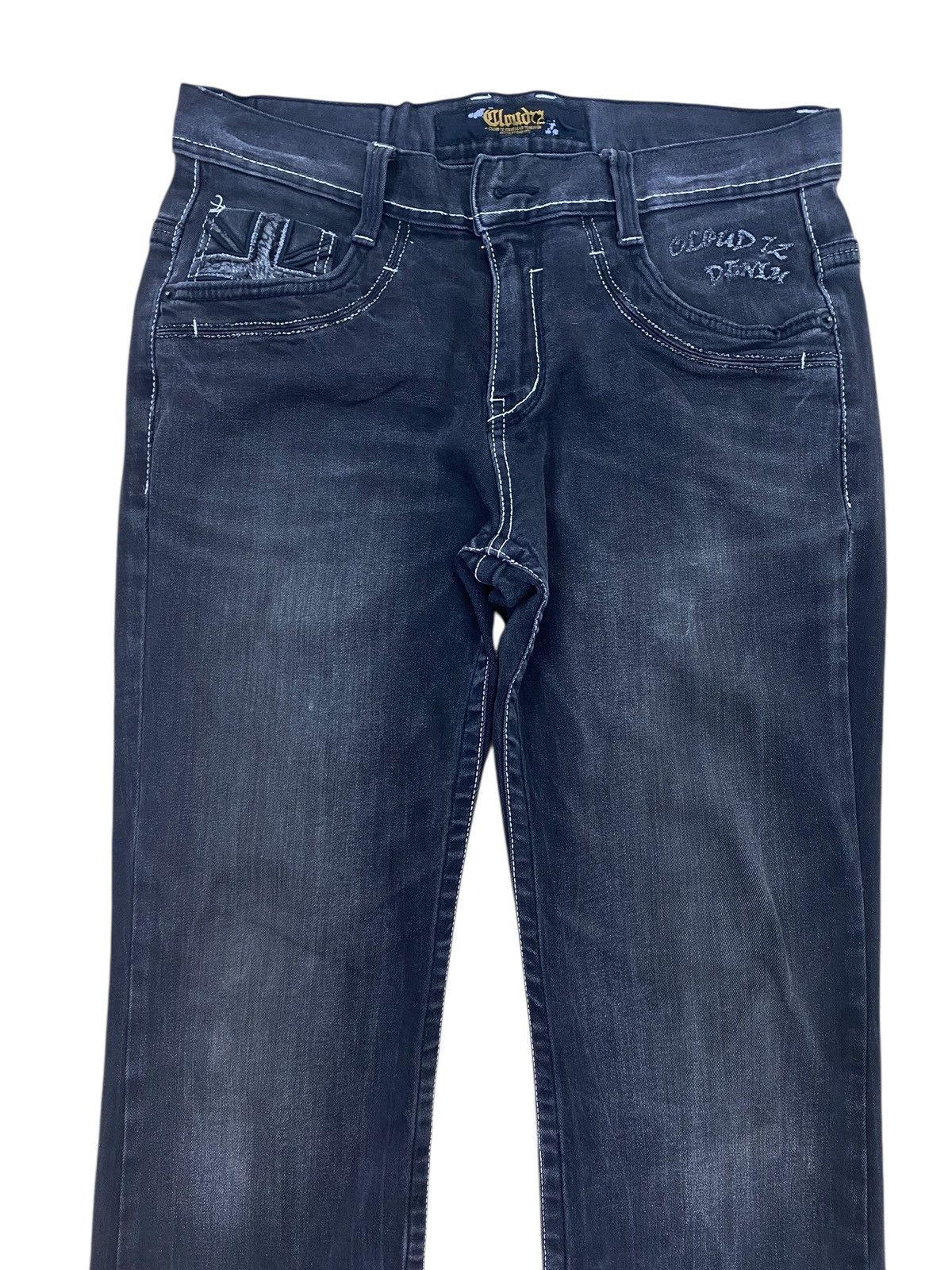Japanese Brand Japanese Brand Dark Faded Wash Style Straight Cut Jeans Size US 32 / EU 48 - 2 Thumbnail