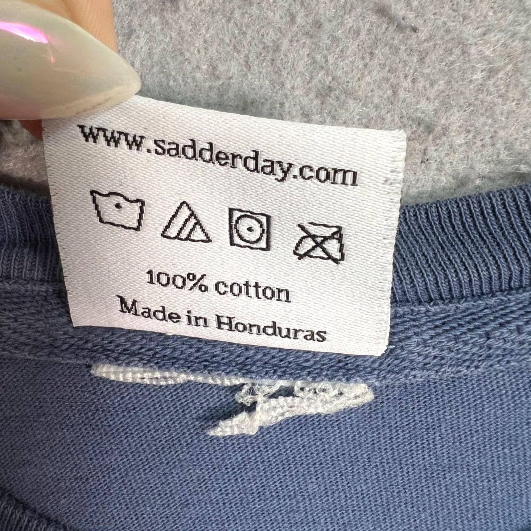 Vintage VINTAGE Sadderday T-Shirt Adult Medium Blue Graphic Duck Yellow Mens Size US M / EU 48-50 / 2 - 4 Thumbnail