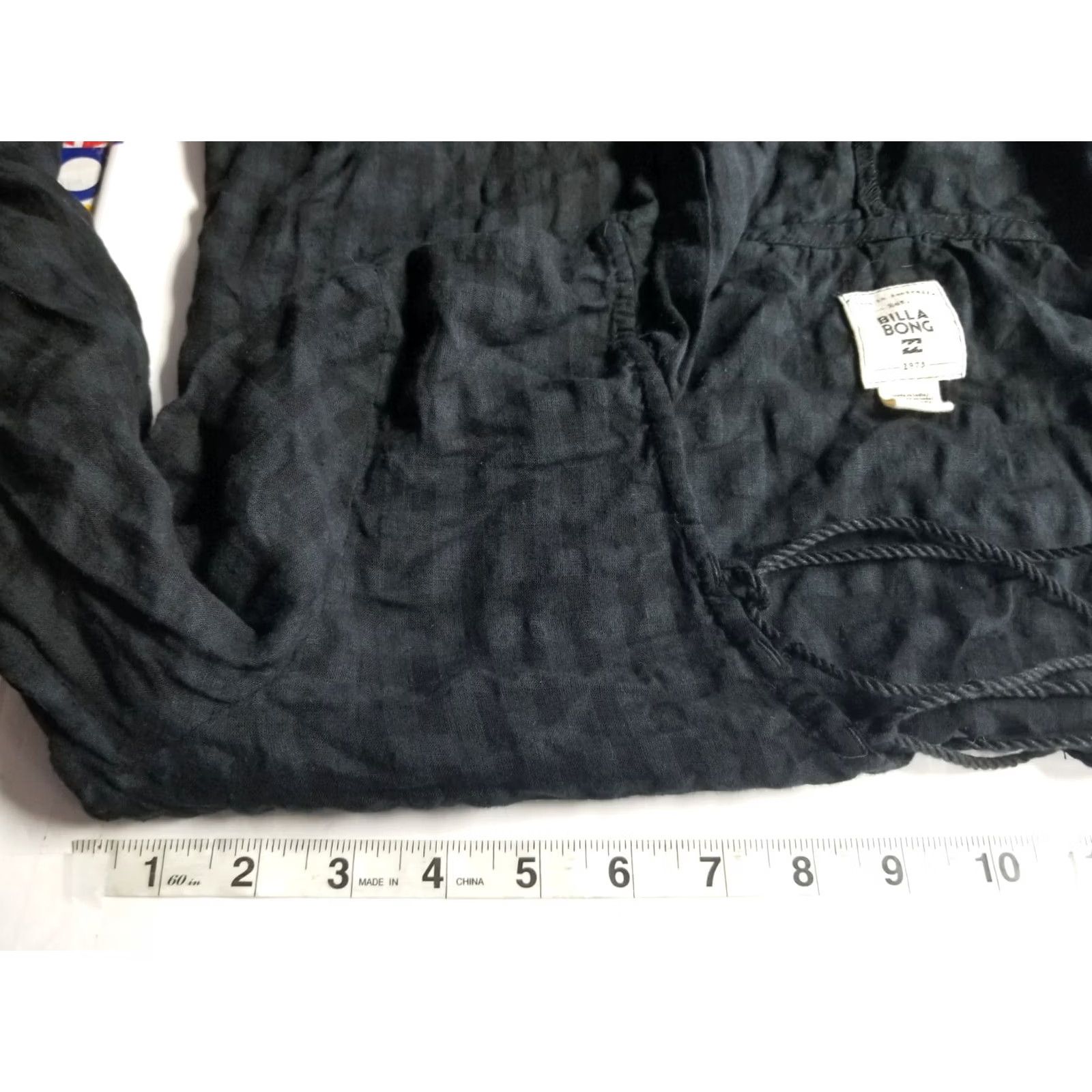 Billabong Billabong Women's Hooded Shirt Lightweight Surf Black Size Large Size L / US 10 / IT 46 - 3 Thumbnail