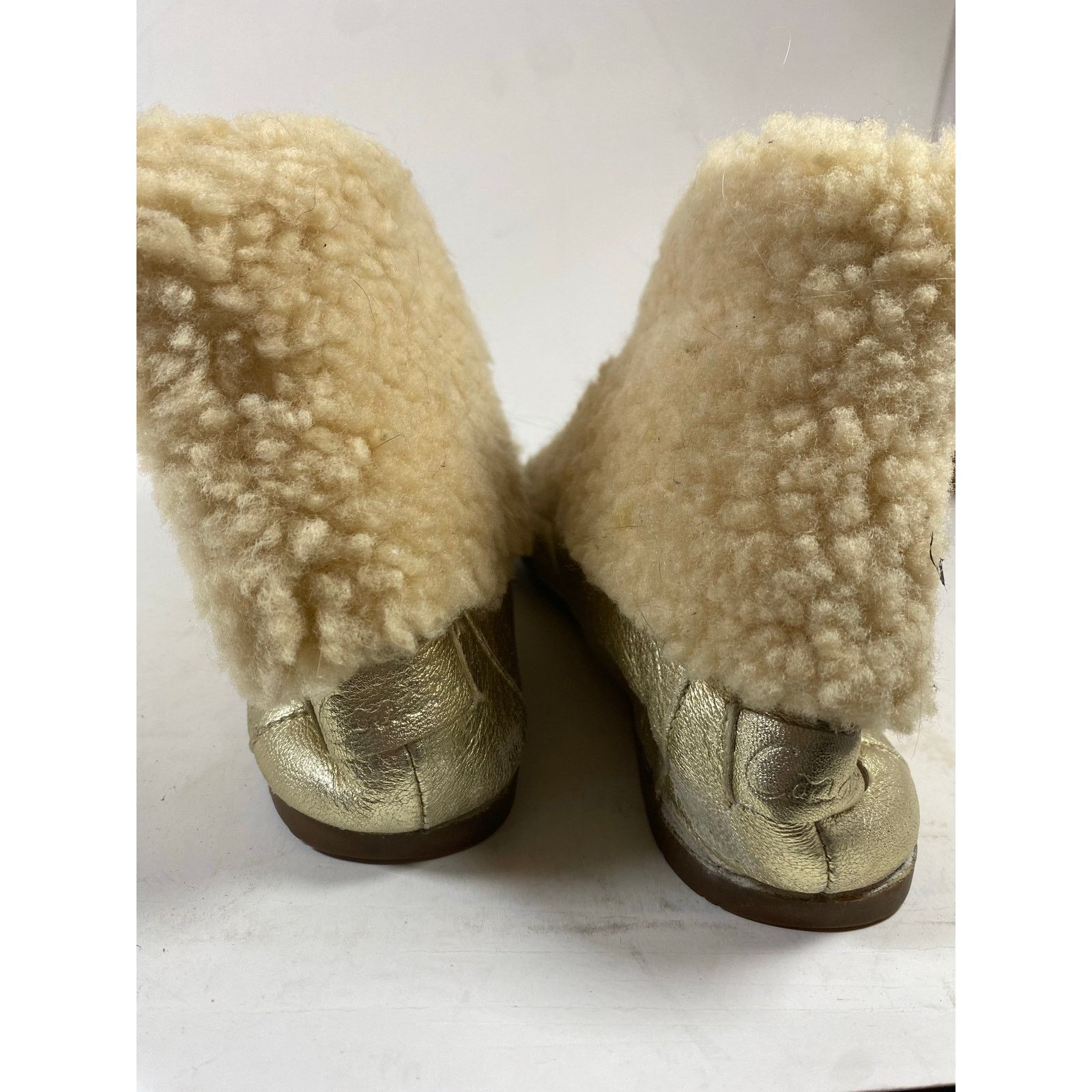 Coach Coach Gold Metallic Fur Boots 9W Size US 9 / IT 39 - 7 Thumbnail
