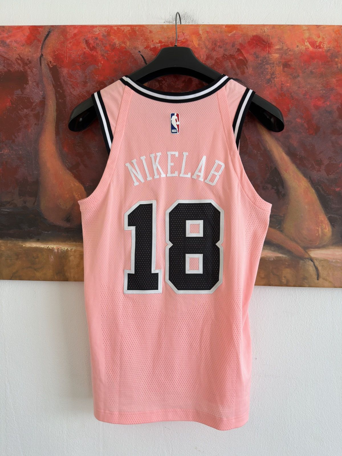 Nike Nike Lab Pink Basketball Jersey 18 Size S Size US S / EU 44-46 / 1 - 5 Thumbnail