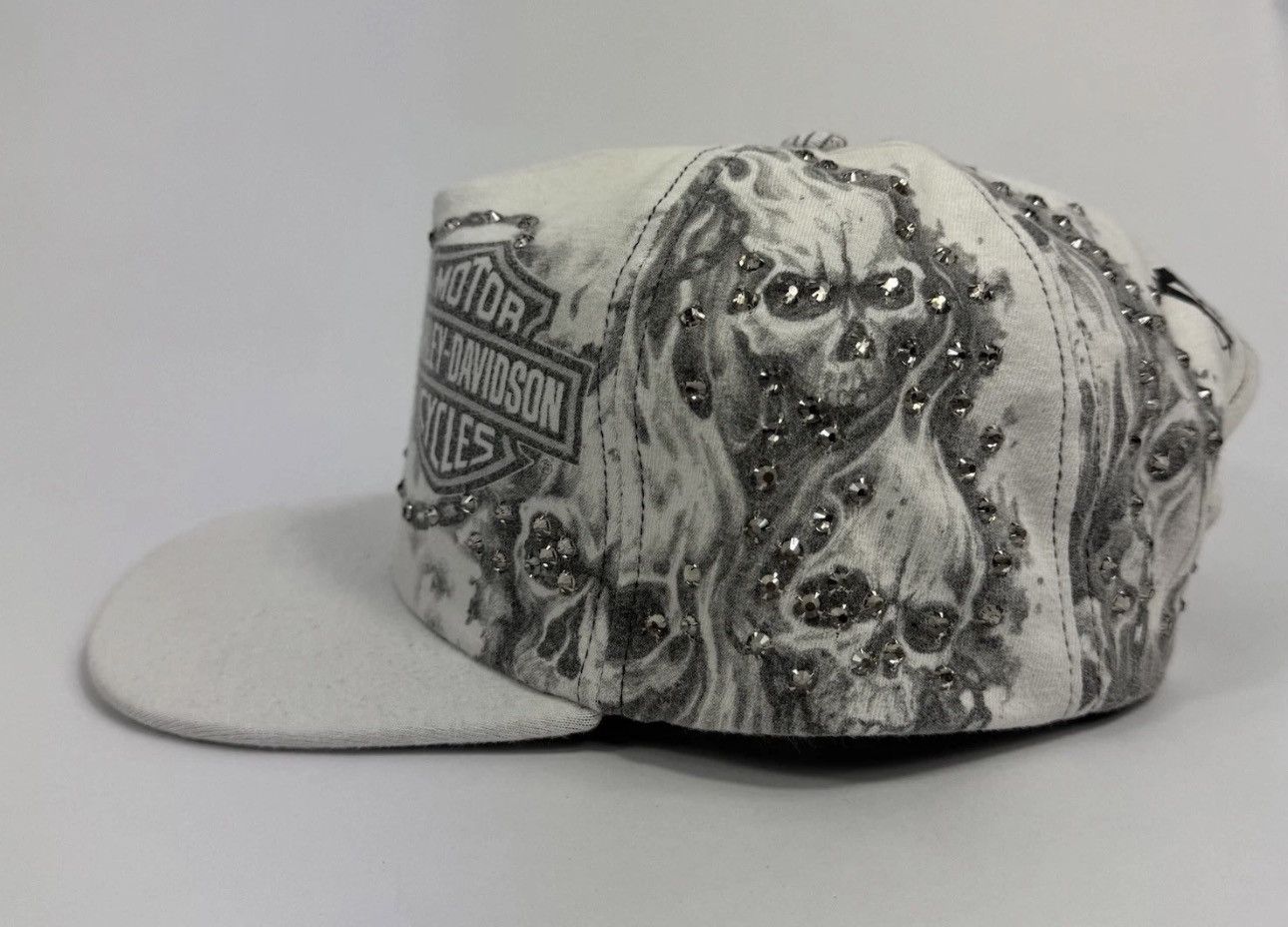 Bossi Sportswear BOSSI HARLEY DAVIDSON 1/1 RHINESTONE VINTAGE CAP Size ONE SIZE - 12 Thumbnail