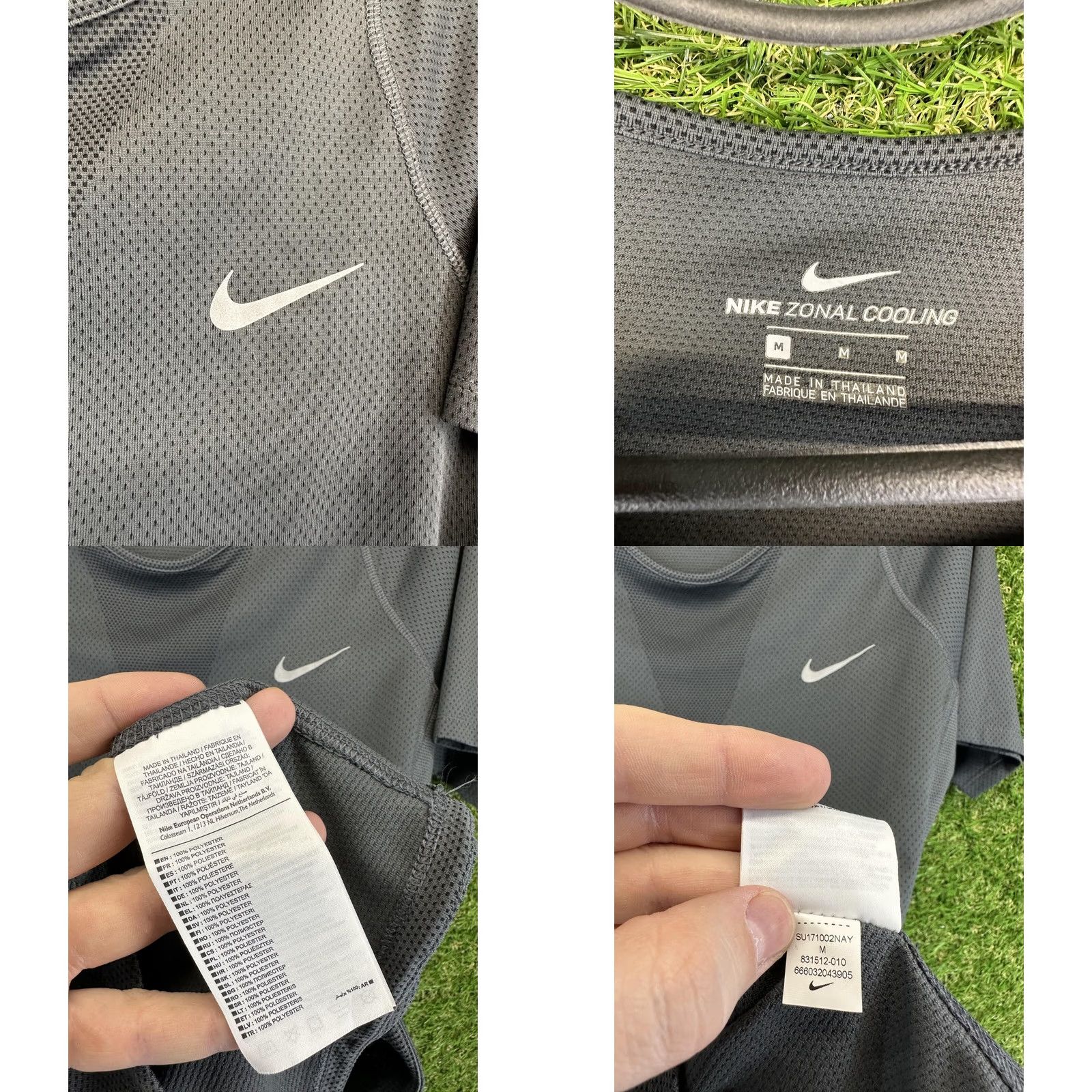 Nike Nike Zonal Cooling Women Running Shirt Jersey T-Shirt Tee Size M Gray Size M / US 6-8 / IT 42-44 - 8 Thumbnail