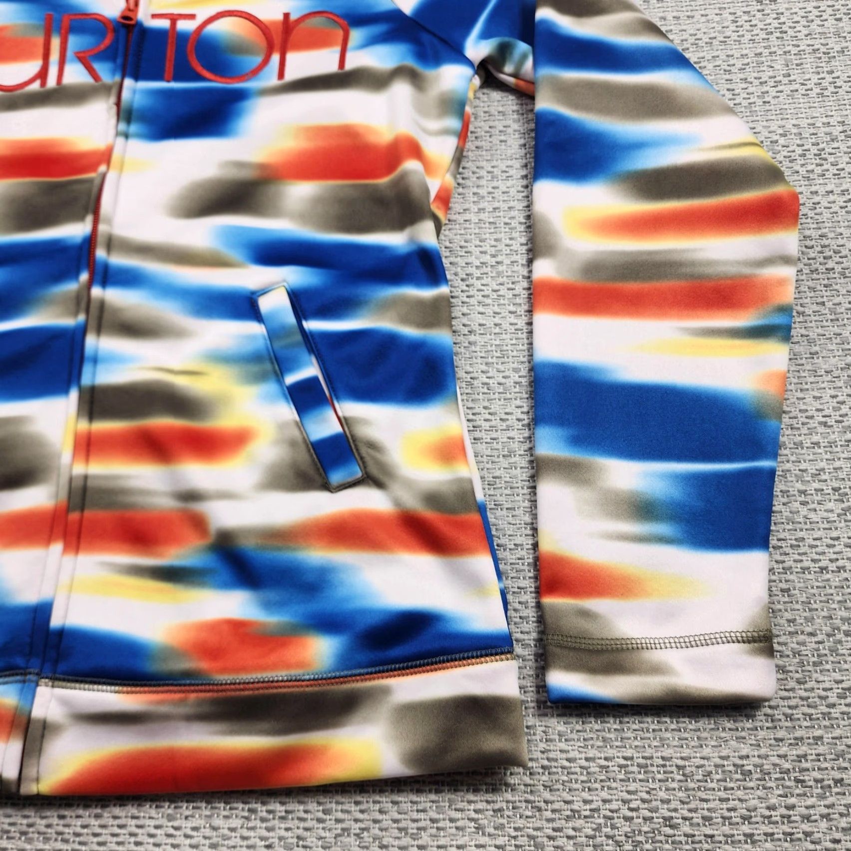 Burton Burton Hoodie Womens Large Multicolor Full Zip WB Peak Fleece Lined Snowboard Size L / US 10 / IT 46 - 4 Thumbnail