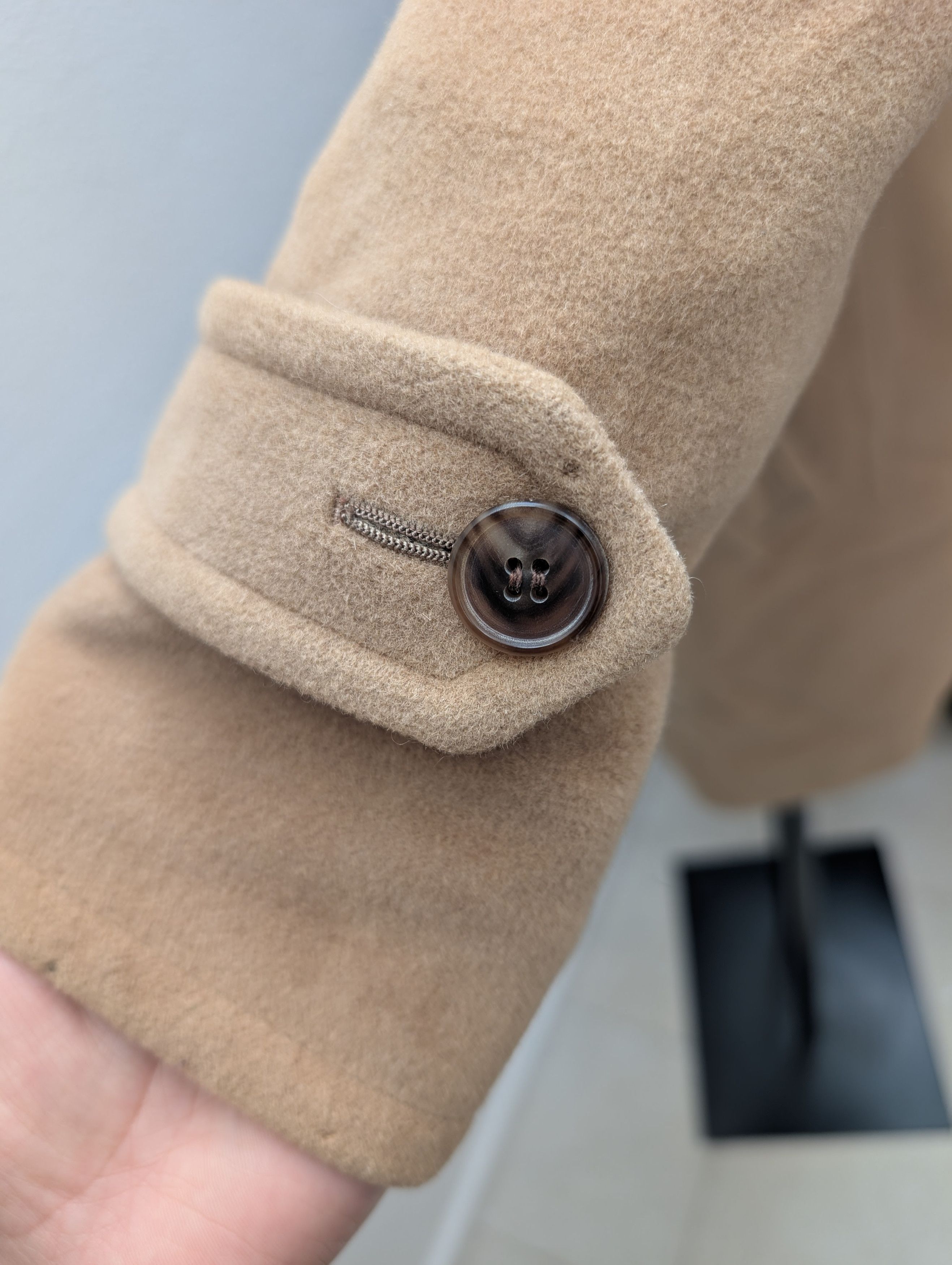 Hermes Men's Hermès Angora Cashmere Double Breasted Coat Size US M / EU 48-50 / 2 - 15 Thumbnail