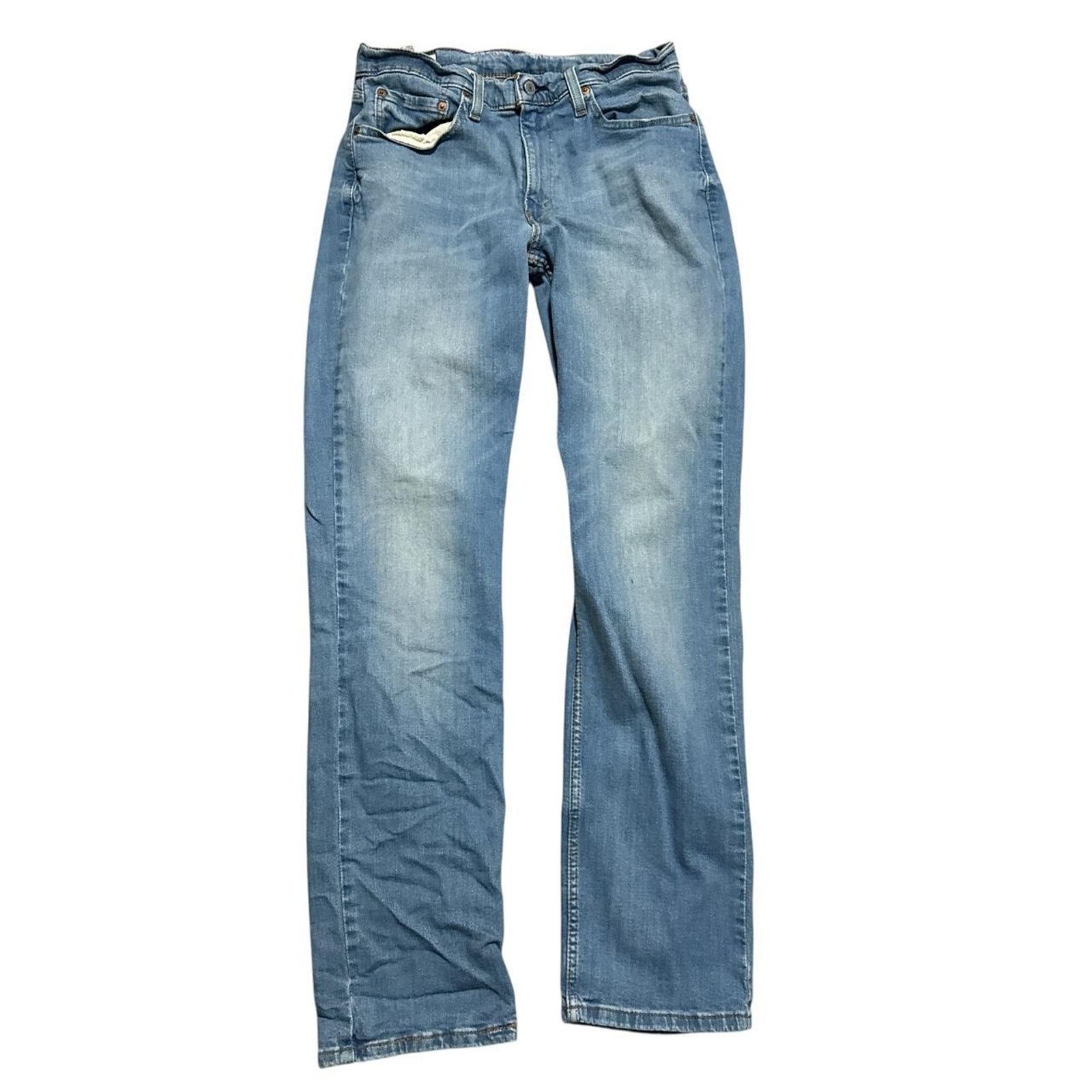 Levi's Levi’s 514 Straight Fit Jeans - Light Wash Classic Denim Size US 32 / EU 48 - 1 Thumbnail