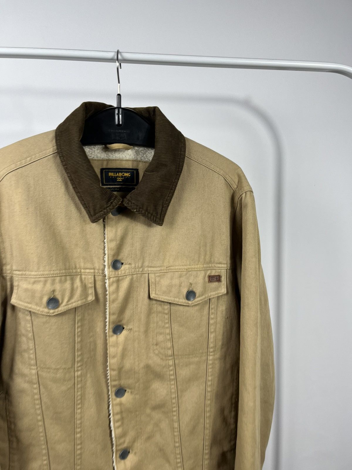 Billabong Billabong Barlow Sherpa Jacket Tan Trucker Size US L / EU 52-54 / 3 - 3 Thumbnail