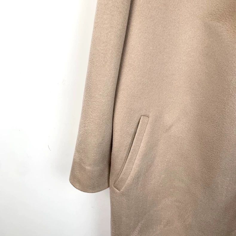 Max Mara Max Mara Apricot hooded wool-collared cashmere coat Size S / US 4 / IT 40 - 4 Thumbnail