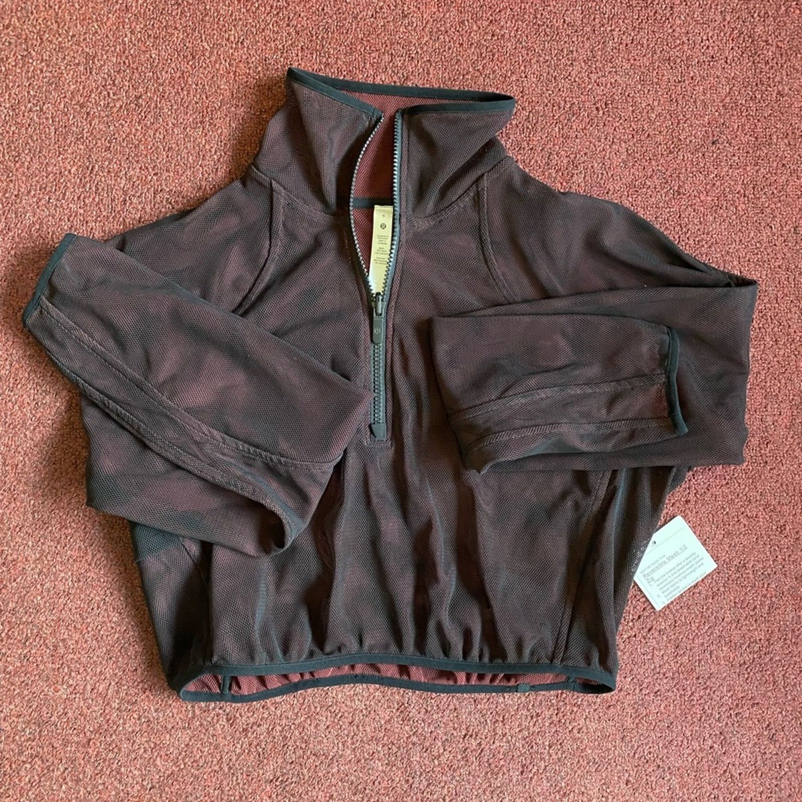 Lululemon NWT Lululemon Reversible Mesh 1/2 Zip Size M / US 6-8 / IT 42-44 - 9 Thumbnail