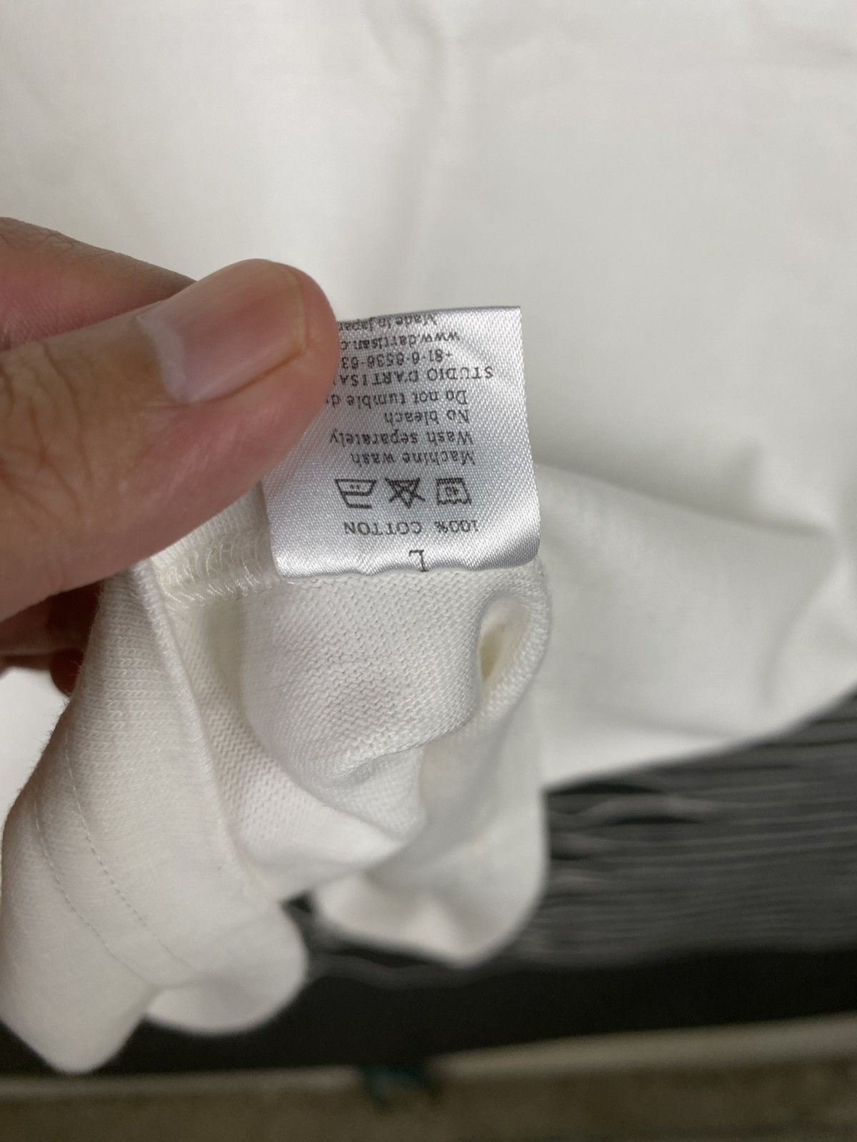 Studio D'Artisan Studio D'Artisan Slubby Henley Pocket Tee White Size US L / EU 52-54 / 3 - 8 Thumbnail