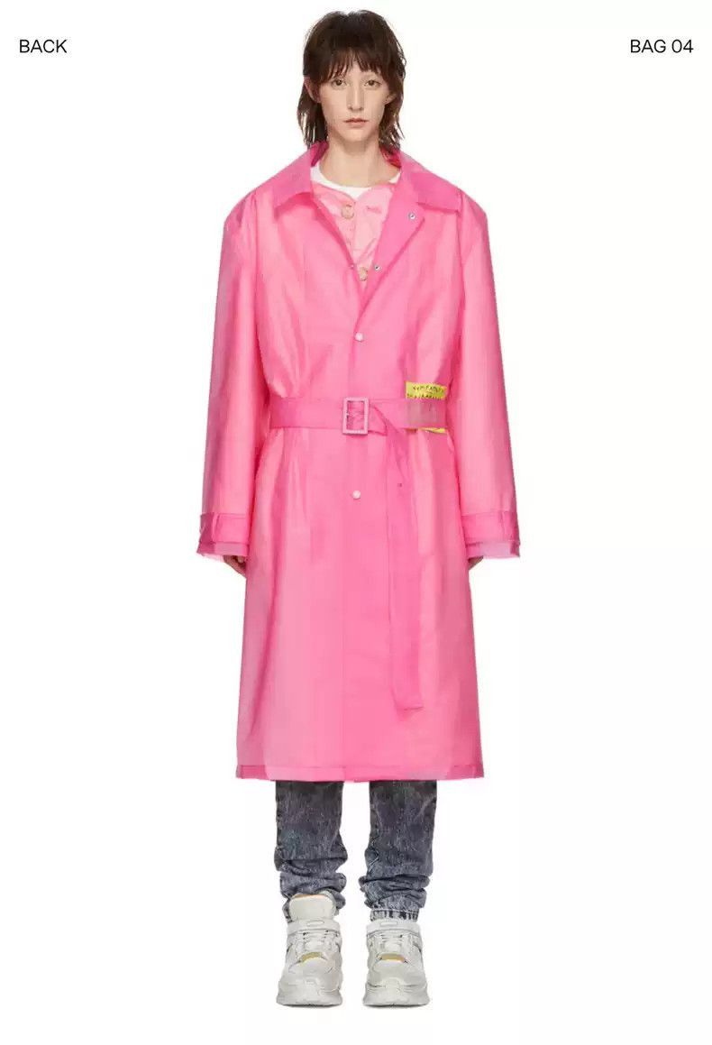Martine Rose Martine Rose pink-cotton trench coat Size US S / EU 44-46 / 1 - 6 Thumbnail