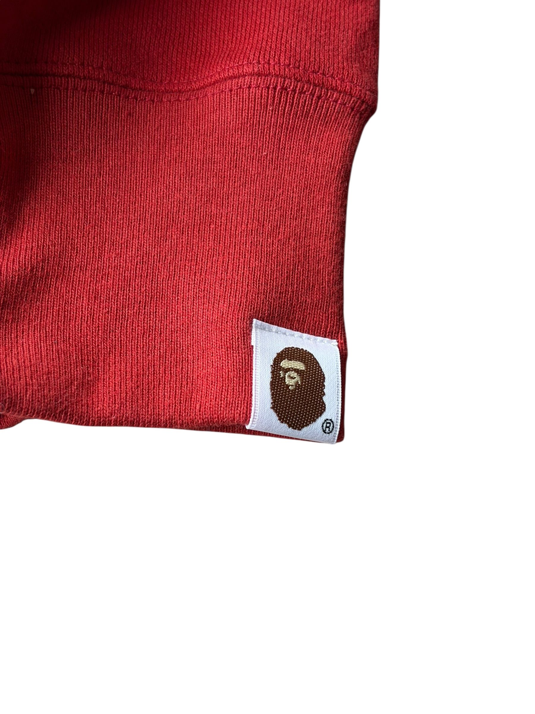 Bape Bape Red Camo College Logo Hoodie Size US L / EU 52-54 / 3 - 4 Thumbnail