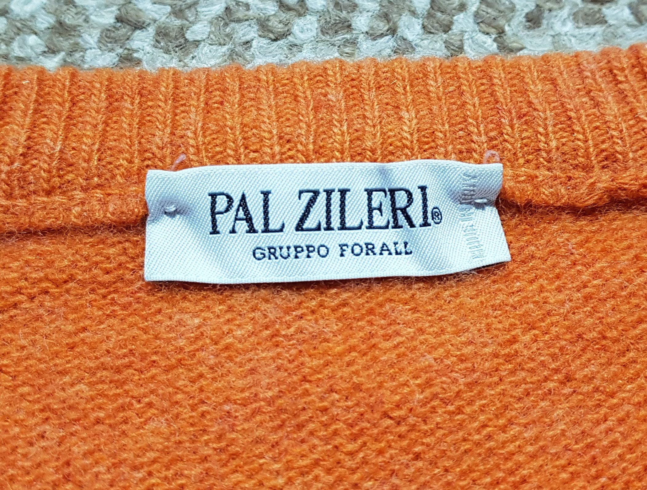 Pal Zileri Pal Zileri Vintage Orange Wool Sweater sz 56 Size US XXL / EU 58 / 5 - 9 Thumbnail