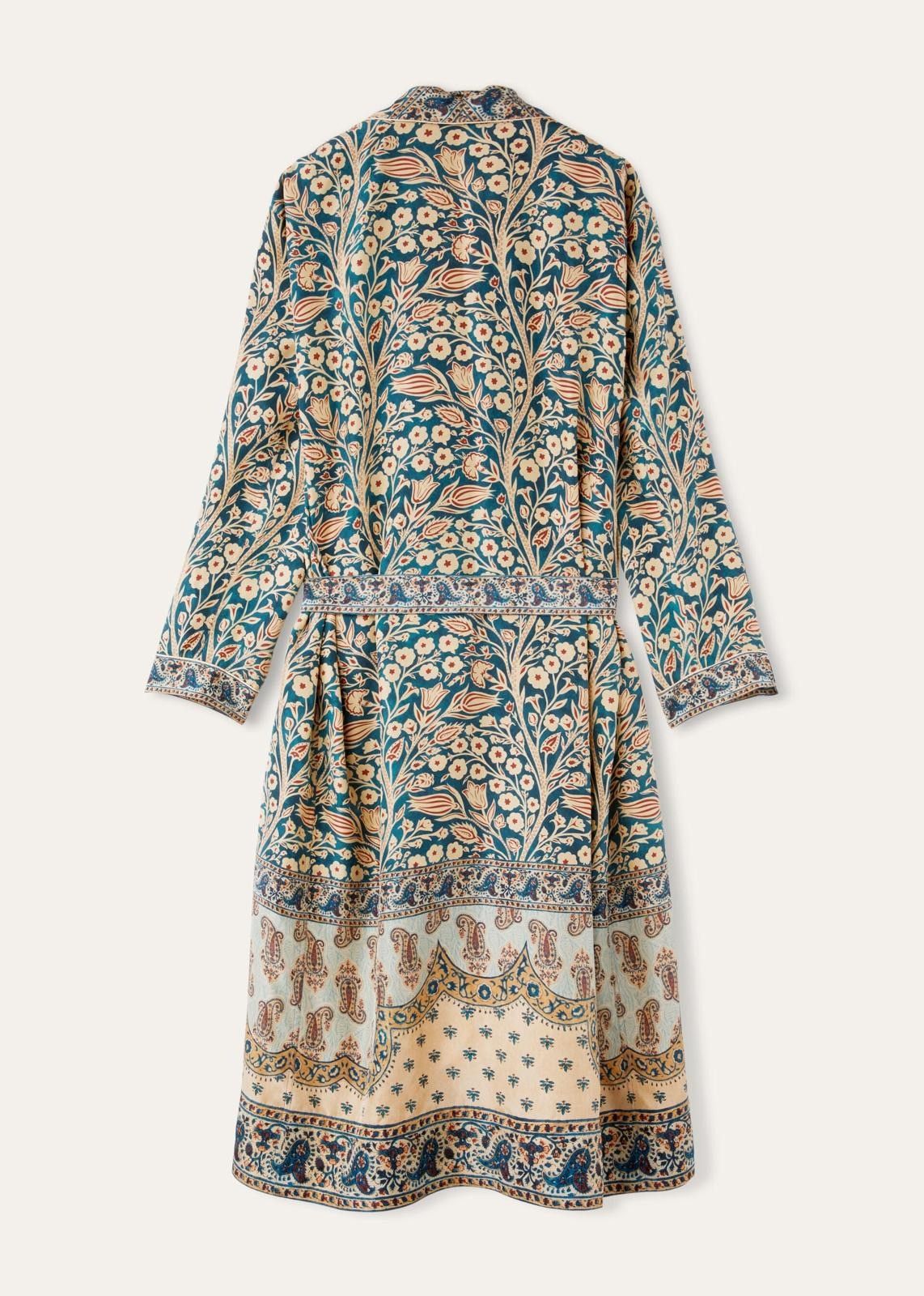 Loro Piana o1srvl11e0525 FAN8169 Silk Landry Coat in Multicolor Size XL / US 12-14 / IT 48-50 - 7 Thumbnail