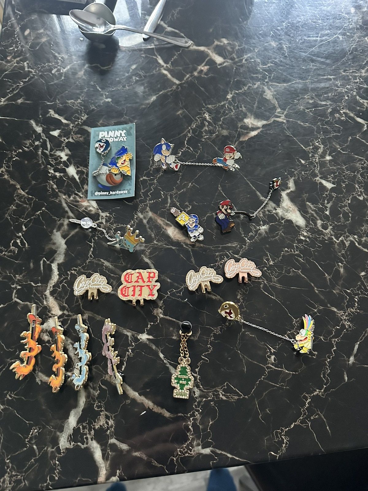 image of Lot Of Hat Pins in Black, Men's