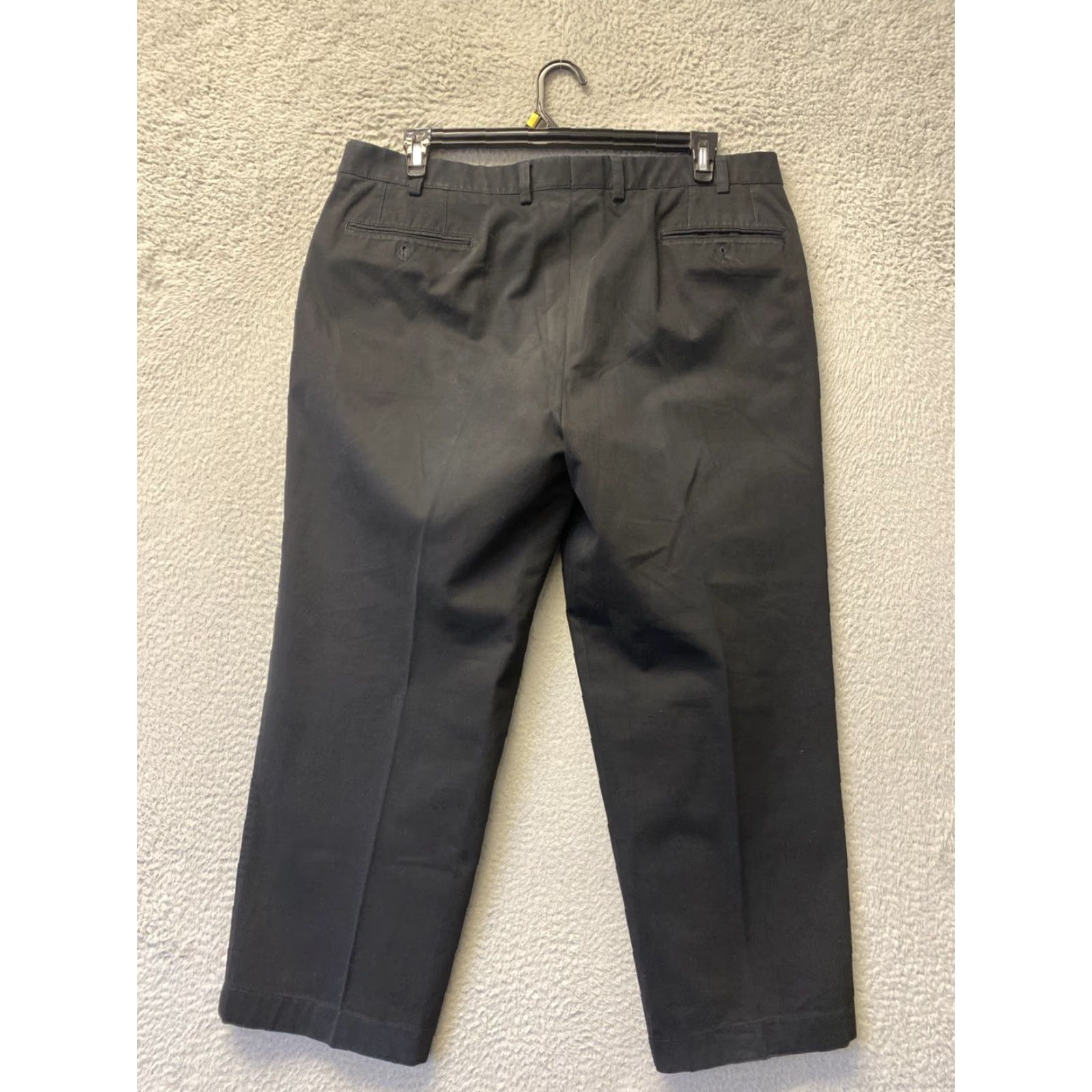 Vintage VINTAGE Hiltl The Ultimate Trouser ZE200 Pants Men 38 X 28 Black Cotton Blend Mid Rise Regular Straight Chino Mens Size US 38 / EU 54 - 6 Thumbnail