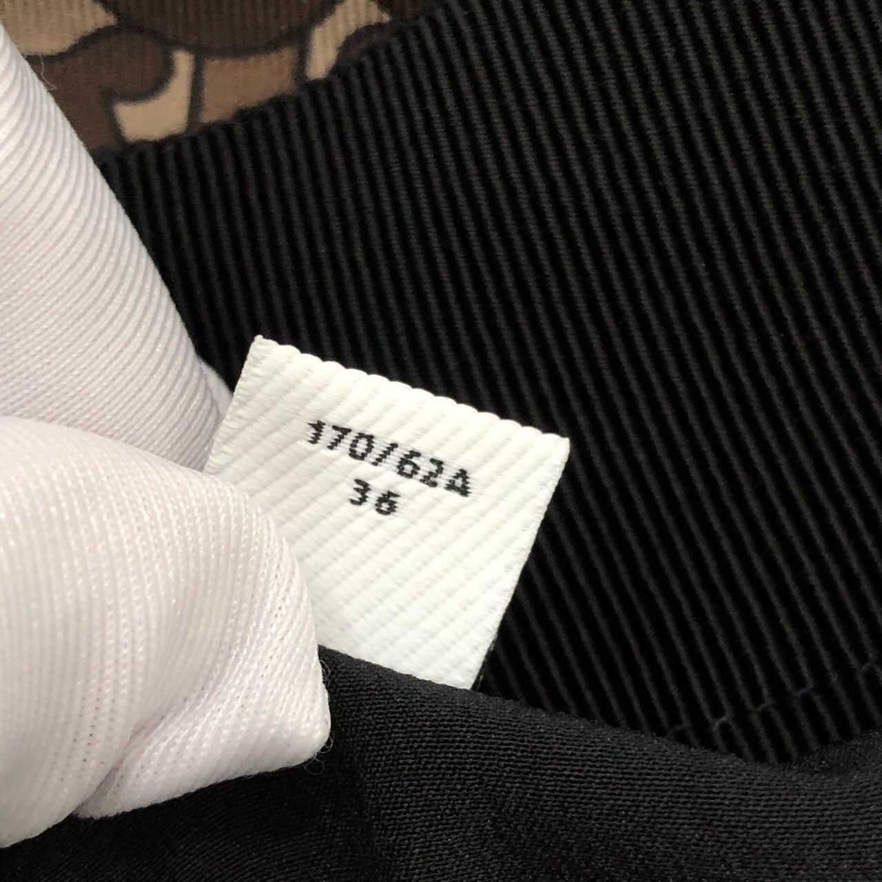 Burberry [Burberry] Striped Check Jacquard Midi Skirt 36/XS Size 36" / US 14 / IT 50 - 2 Thumbnail