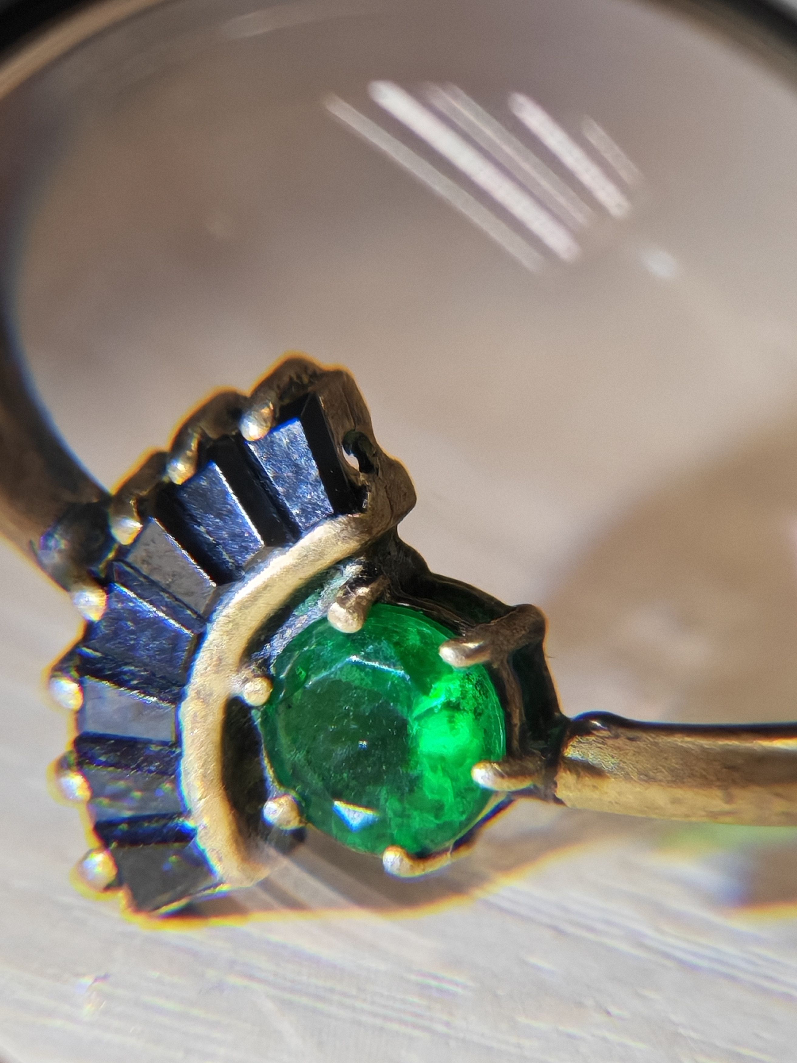 Vintage Vintage Iosselliani ring silver gold plated 19mm size Size ONE SIZE - 6 Thumbnail