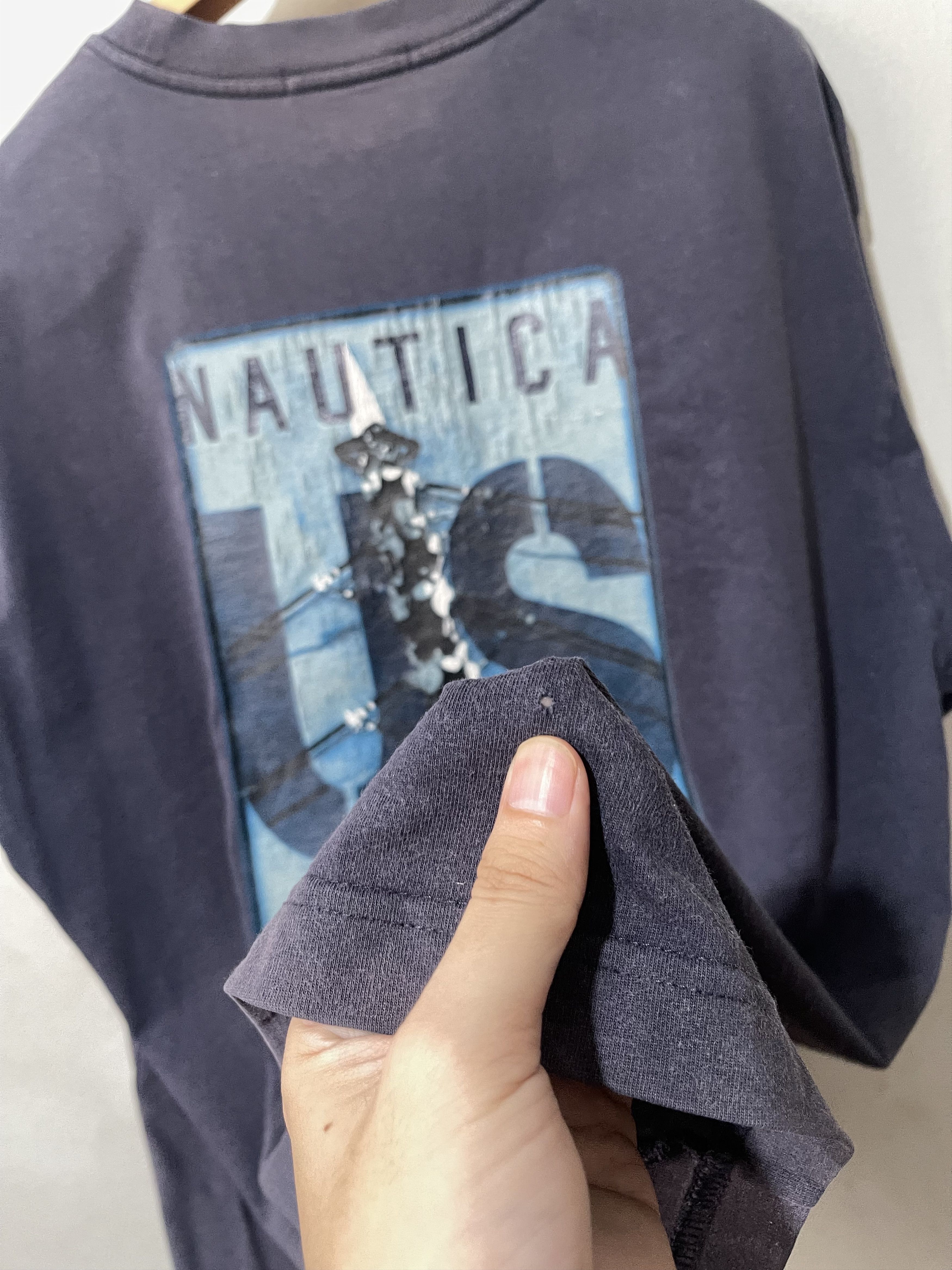 Nautica × Vintage Vintage 90s Nautica Pocket Tee Size US XL / EU 56 / 4 - 6 Thumbnail