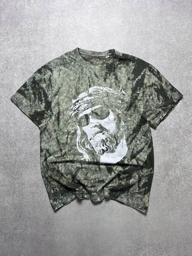 Vintage VINTAGE TIE DIE HIPPIE JESUS GRUNGE BOXY T-SHIRT L Y2k Size US L / EU 52-54 / 3 - 1 Thumbnail