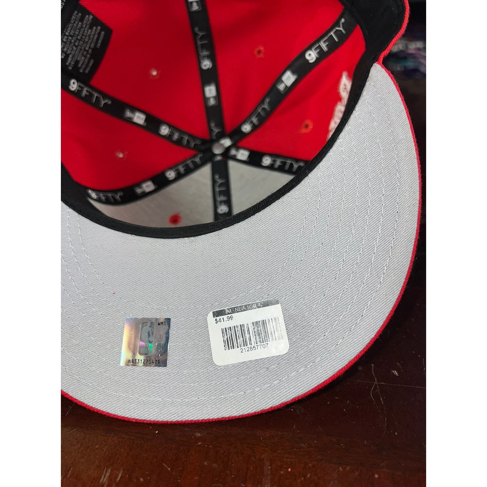 New Era New Era Houston Rockets Hat 9Fifty NBA Back Half Team Cap Size ONE SIZE - 8 Thumbnail