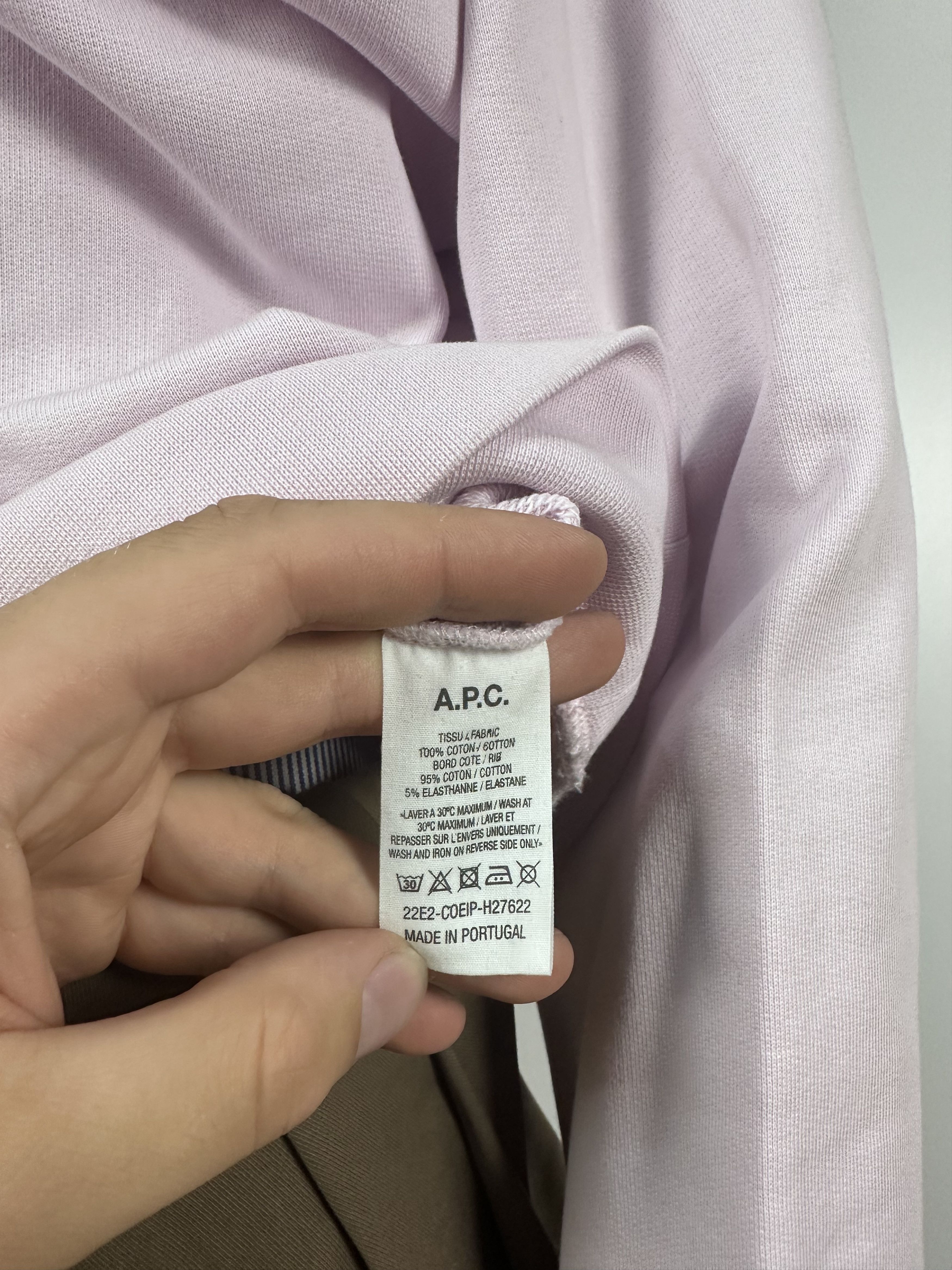 A.P.C. × Grailed A.P.C. Hoodie Pink Logo Womens Size M Size M / US 6-8 / IT 42-44 - 11 Thumbnail