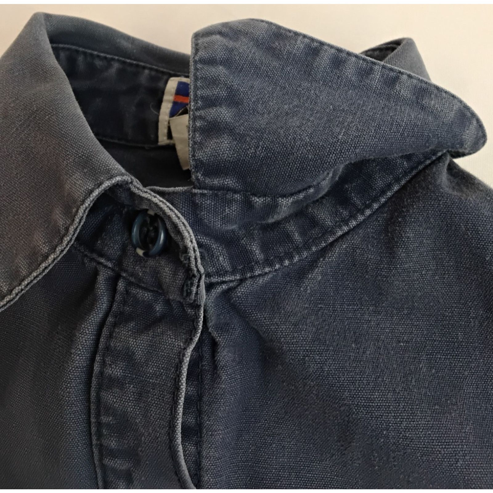 Patagonia Patagonia 1970's Big Label Canvas Shirt Women's L Navy Blue Size L / US 10 / IT 46 - 7 Thumbnail