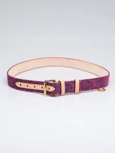 Louis Vuitton Lv monogram belt from 2010 Size ONE SIZE - 3 Thumbnail