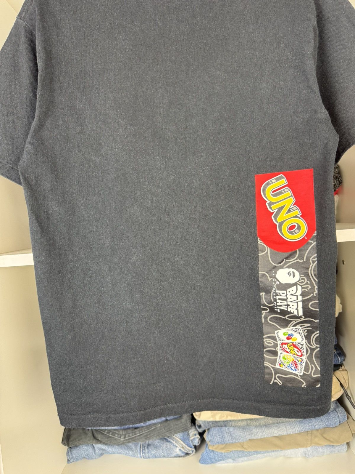 Bape Bape A Bathing Ape x UNO T-shirt Size US S / EU 44-46 / 1 - 21 Thumbnail