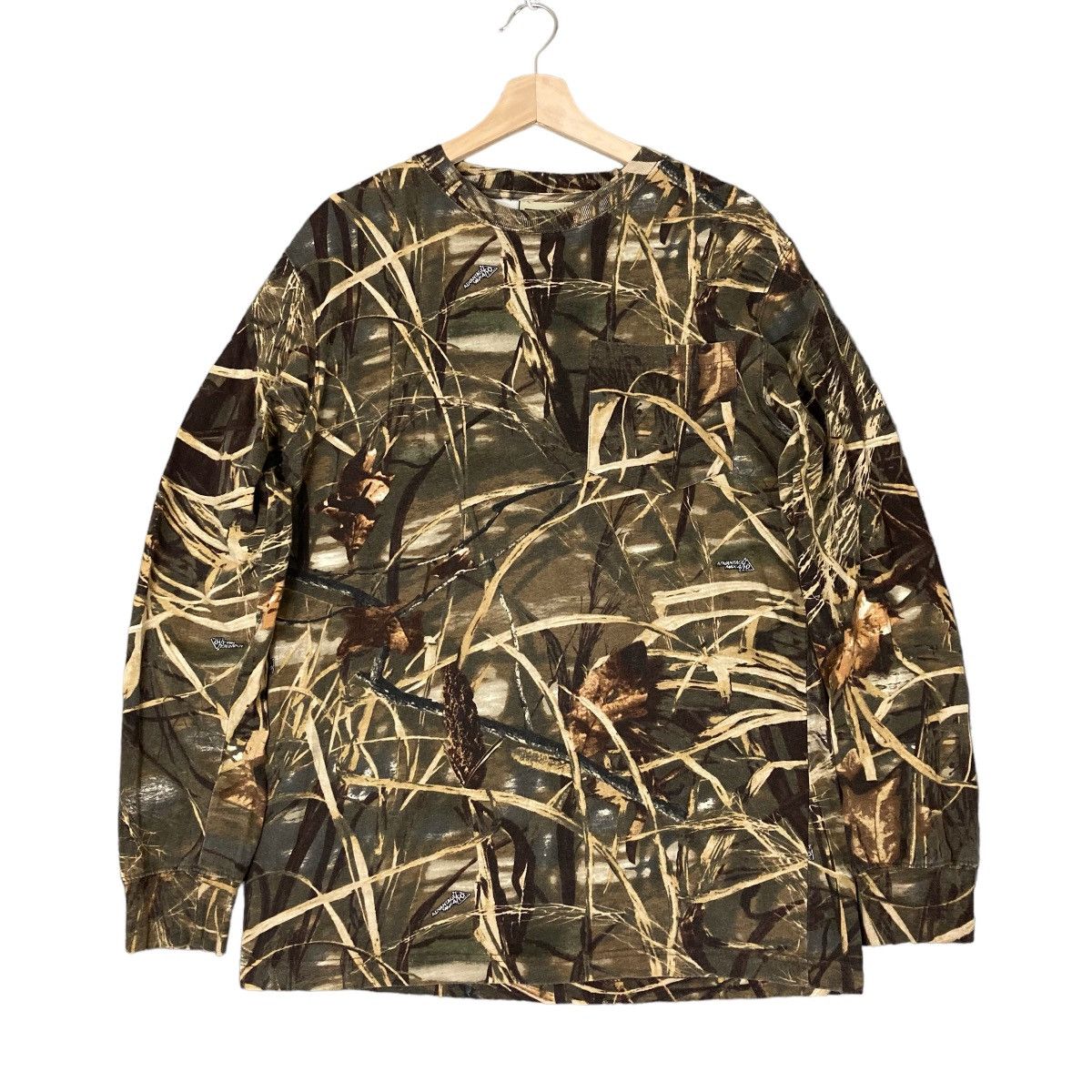 Realtree Crazy Y2K Russell Realtree Camo Long Sleeve Pocket Tee Size US M / EU 48-50 / 2 - 1 Thumbnail