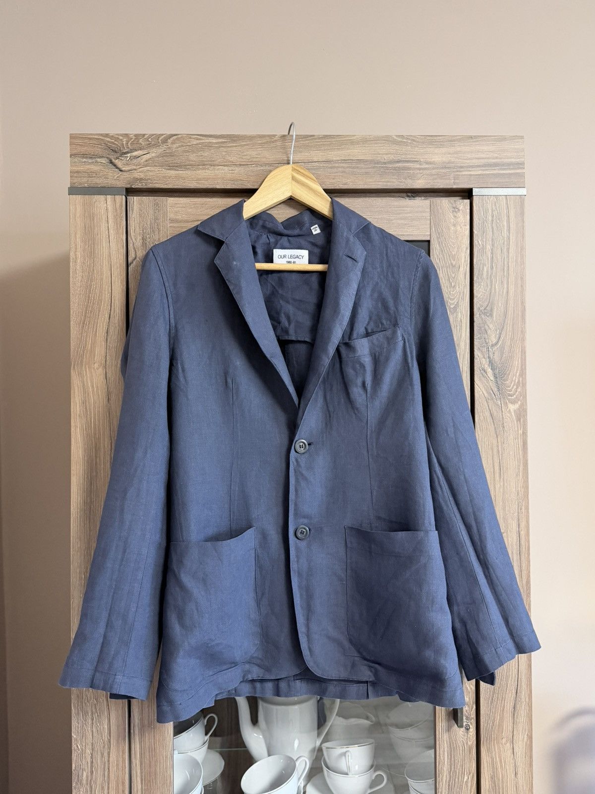Our Legacy Our Legacy Ramie Unconstructed Blazer SS11 French Workwear Size US S / EU 44-46 / 1 - 1 Thumbnail