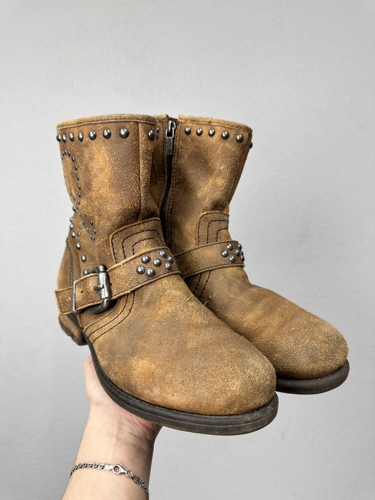 A.S.98 Vintage Leather Boots AS 98 Style Kapital Vibe Rick Owens Size US 7.5 / EU 40-41 - 3 Thumbnail