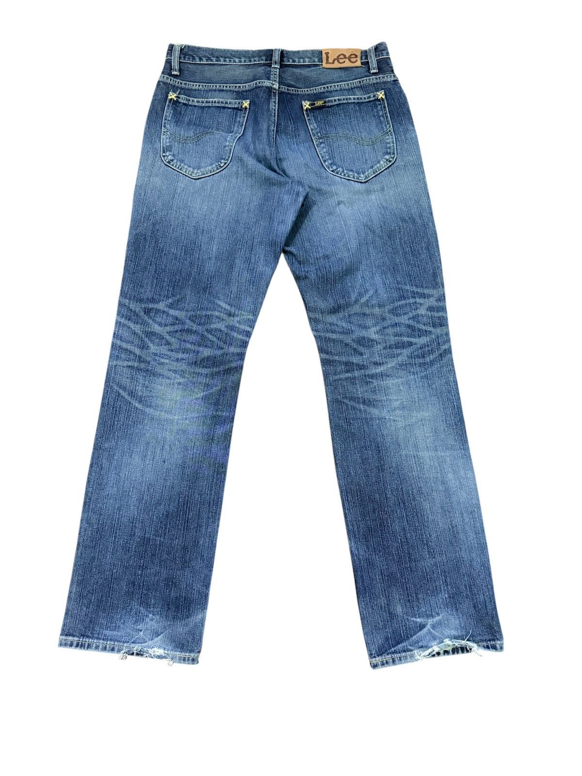 Lee Distressed Lee Riders Japan Denin Straight Cut Size US 34 / EU 50 - 2 Thumbnail