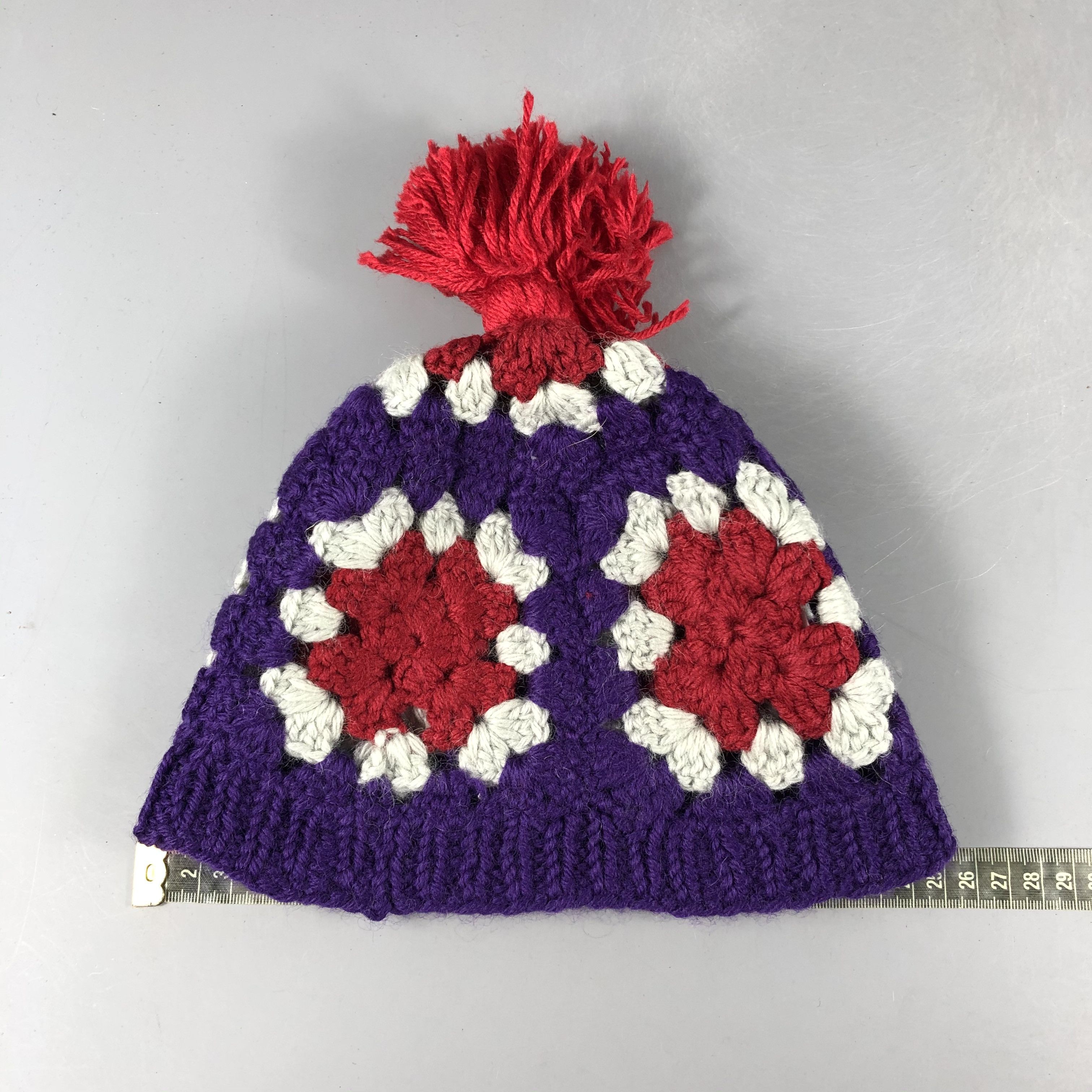 Japanese Brand × Vintage Womens Japanese Brand Knit Beanie Snow Hat Snow Cap -D1269 Size ONE SIZE - 4 Thumbnail