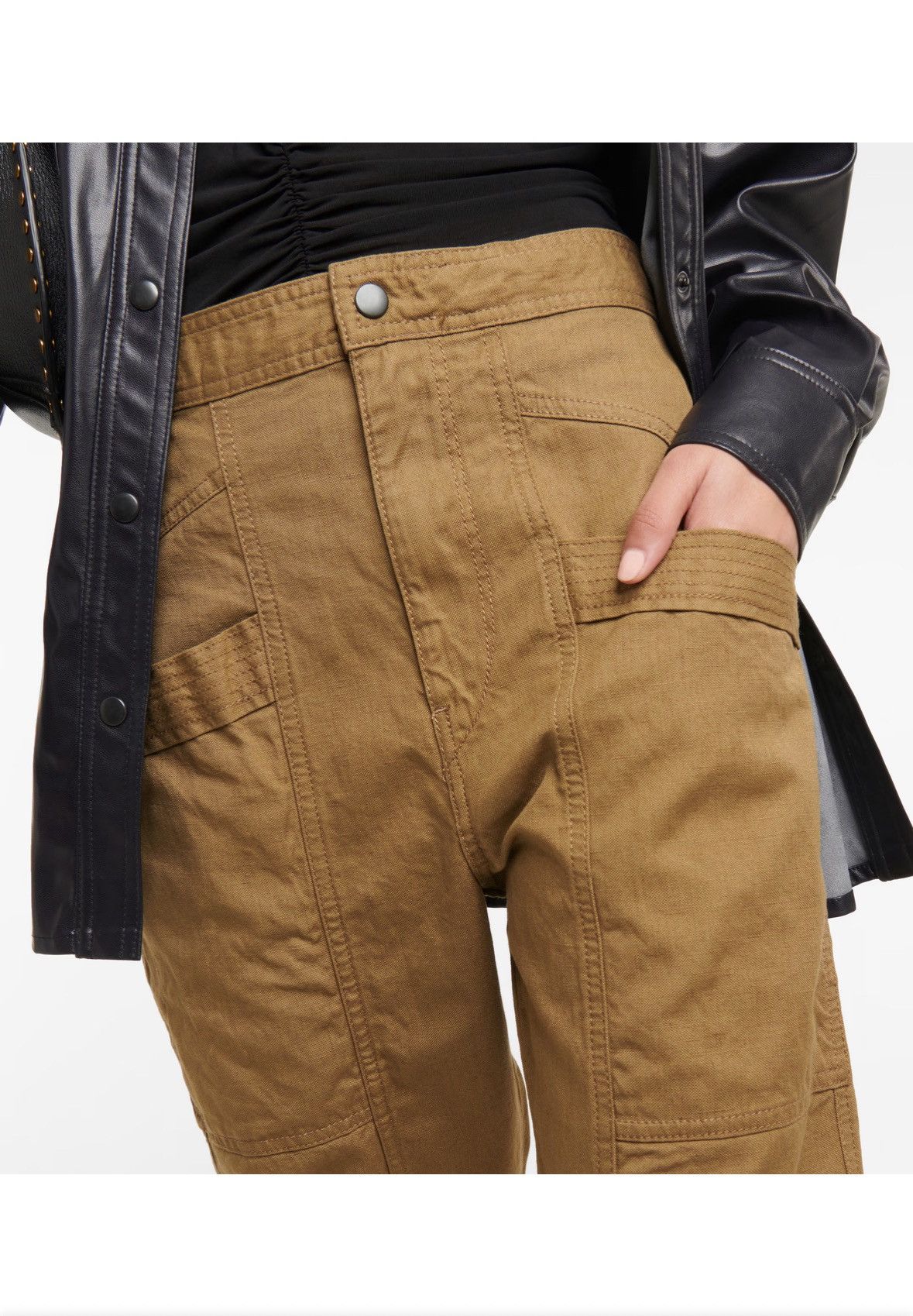 Isabel Marant Etoile Isabel Marant Etoile Pandore Trousers Straight High Waist Size 32" / US 10 / IT 46 - 4 Thumbnail