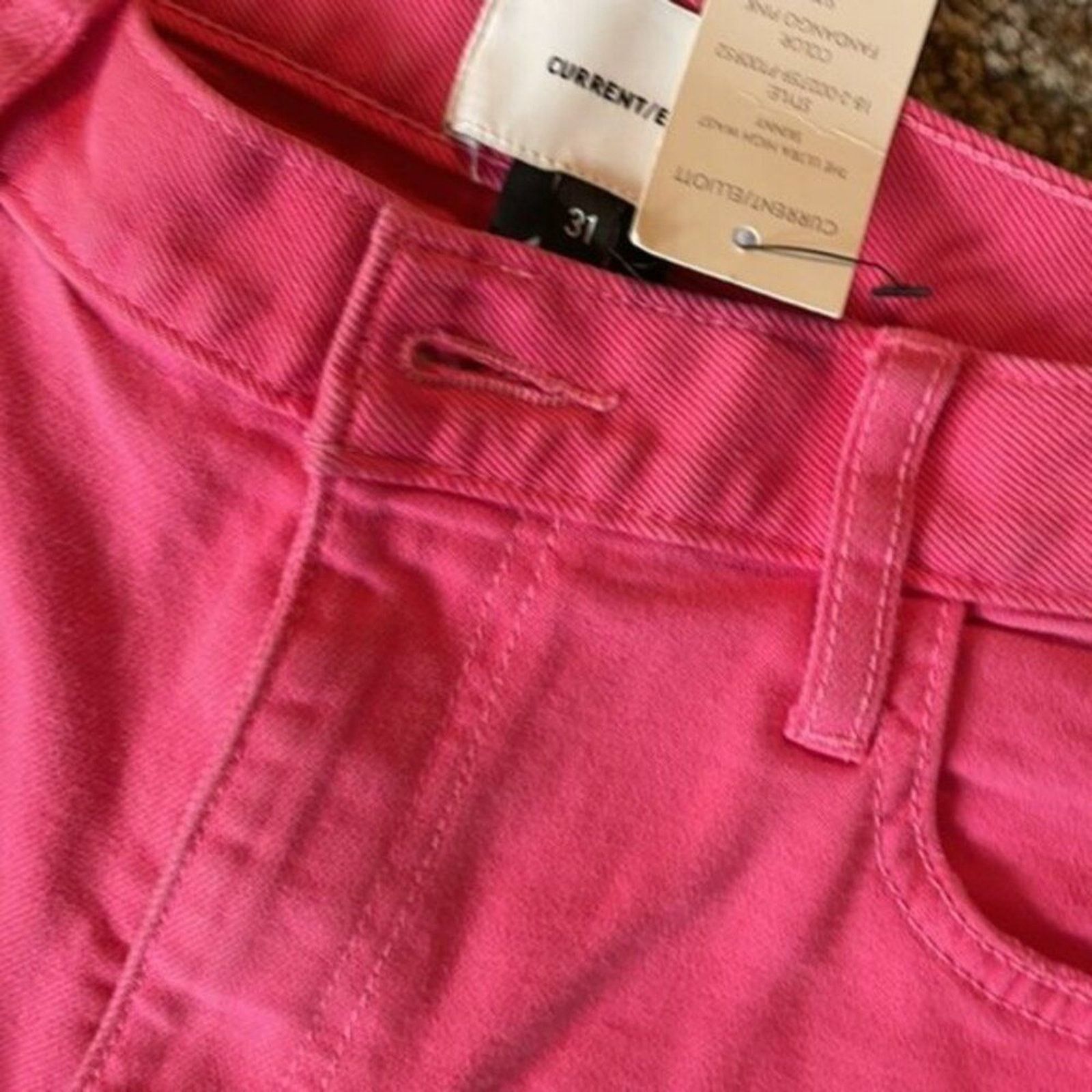 Current/Elliot Current Elliott skinny Jeans Fuchsia 31 Size 31" - 6 Thumbnail