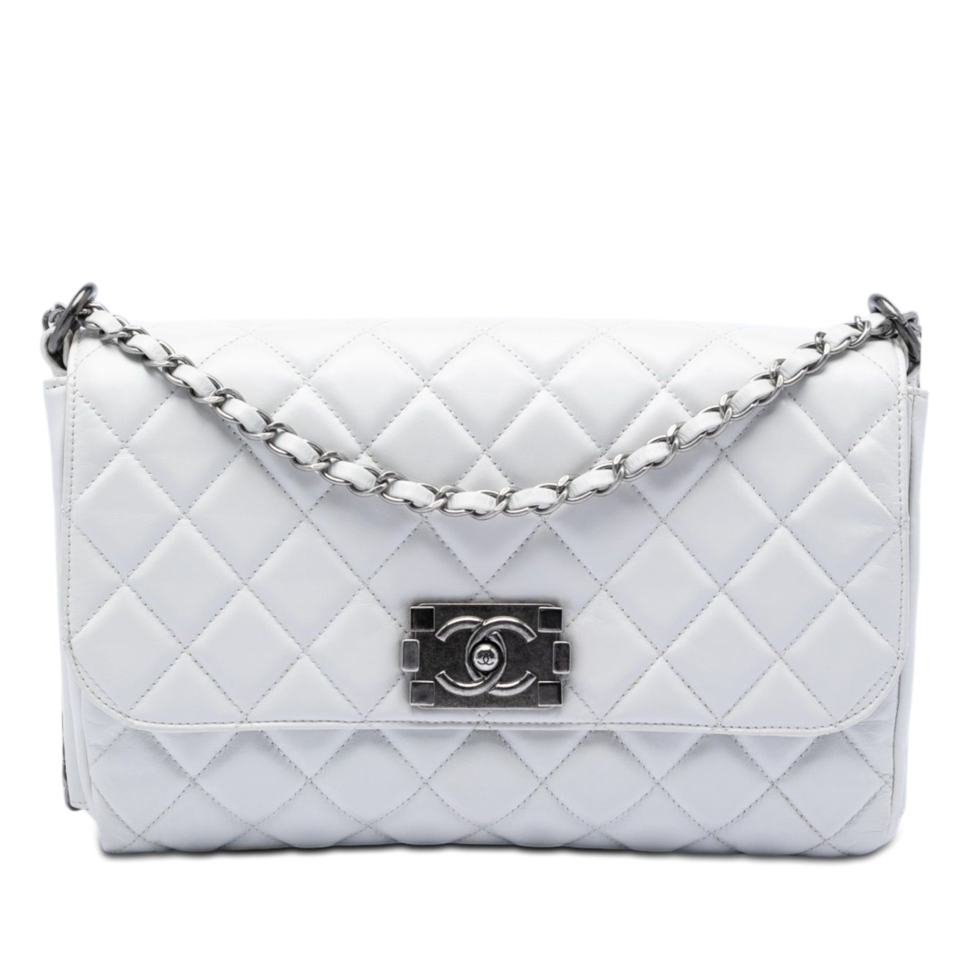 Chanel Quilted Glazed Calfskin Soft Boy Flap Size ONE SIZE - 1 Thumbnail