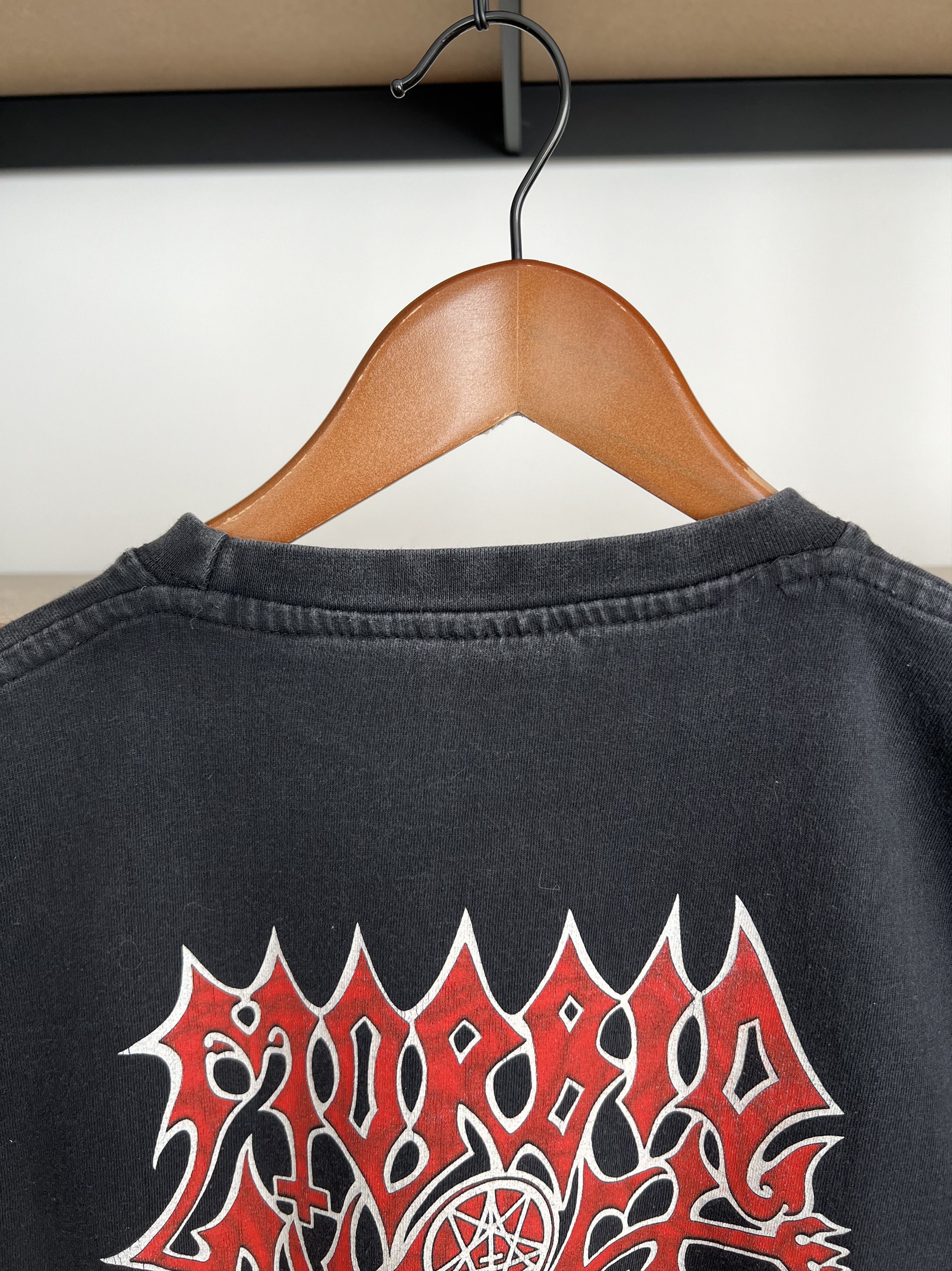 Band Tees Vintage 2008 Morbid Angel Altars of Madness Black T-shirt Size US M / EU 48-50 / 2 - 18 Thumbnail