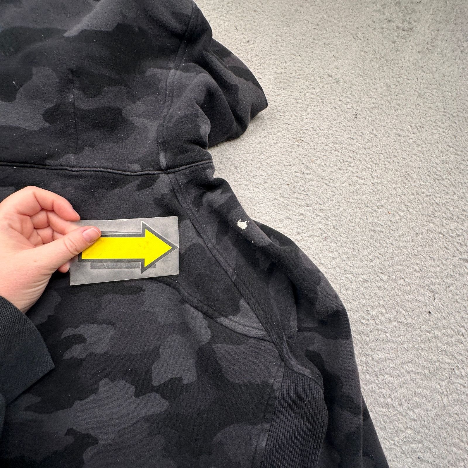 Lululemon Lululemon Scuba Hoodie Jacket Women 6 Camouflage Black Gray Size M / US 6-8 / IT 42-44 - 5 Thumbnail