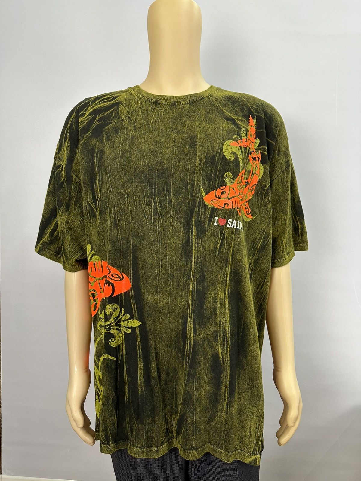 Mega Yacht Vintage I Love Saipan Sukajan Japan A596 Size US XL / EU 56 / 4 - 1 Thumbnail